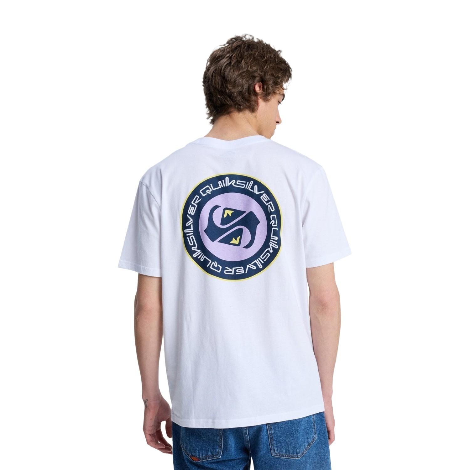 Quiksilver Ev Duality Erkek Beyaz Tişört