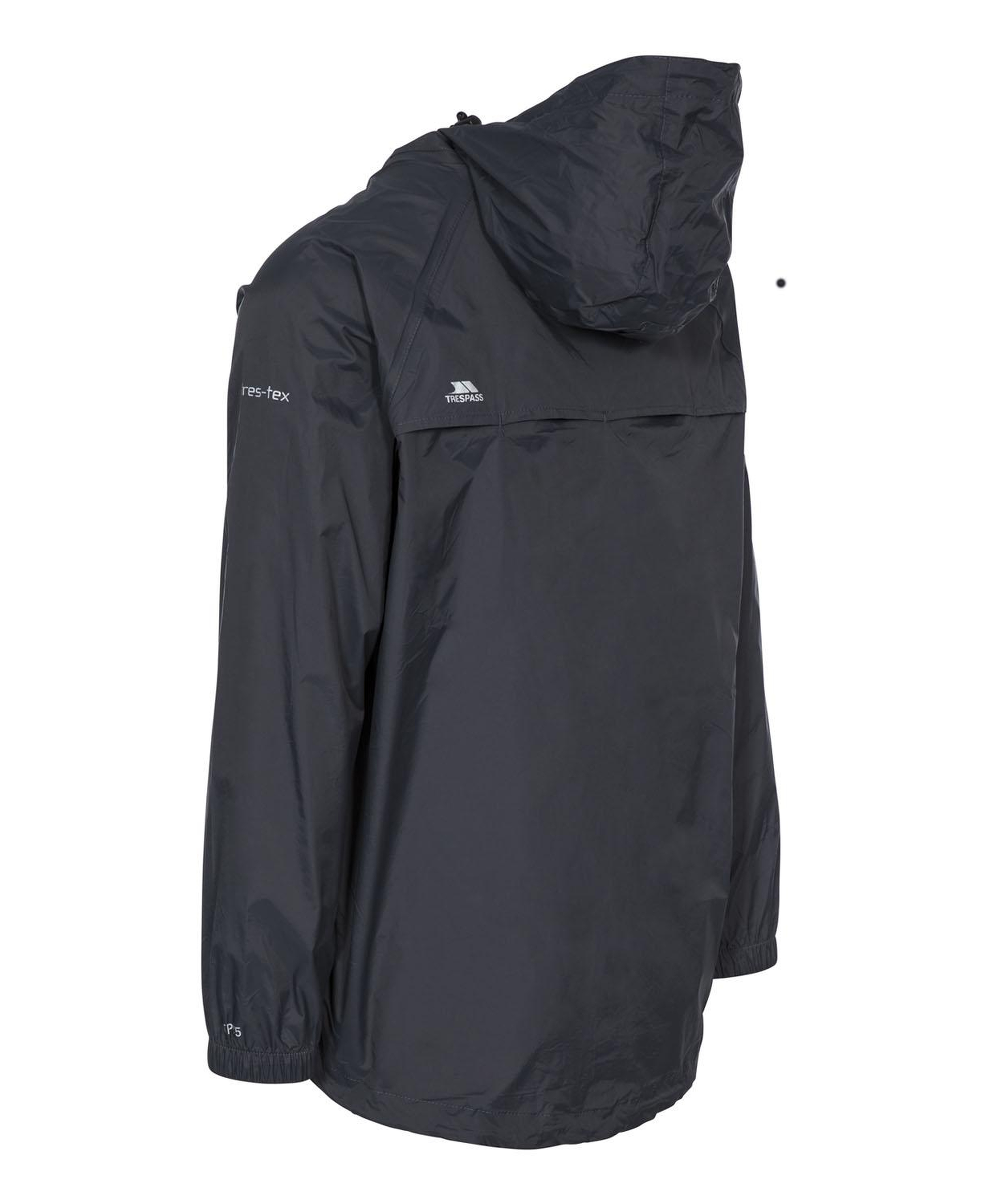 Trespass Qikpac X - Unisex Packaway Unisex Gri Yağmurluk