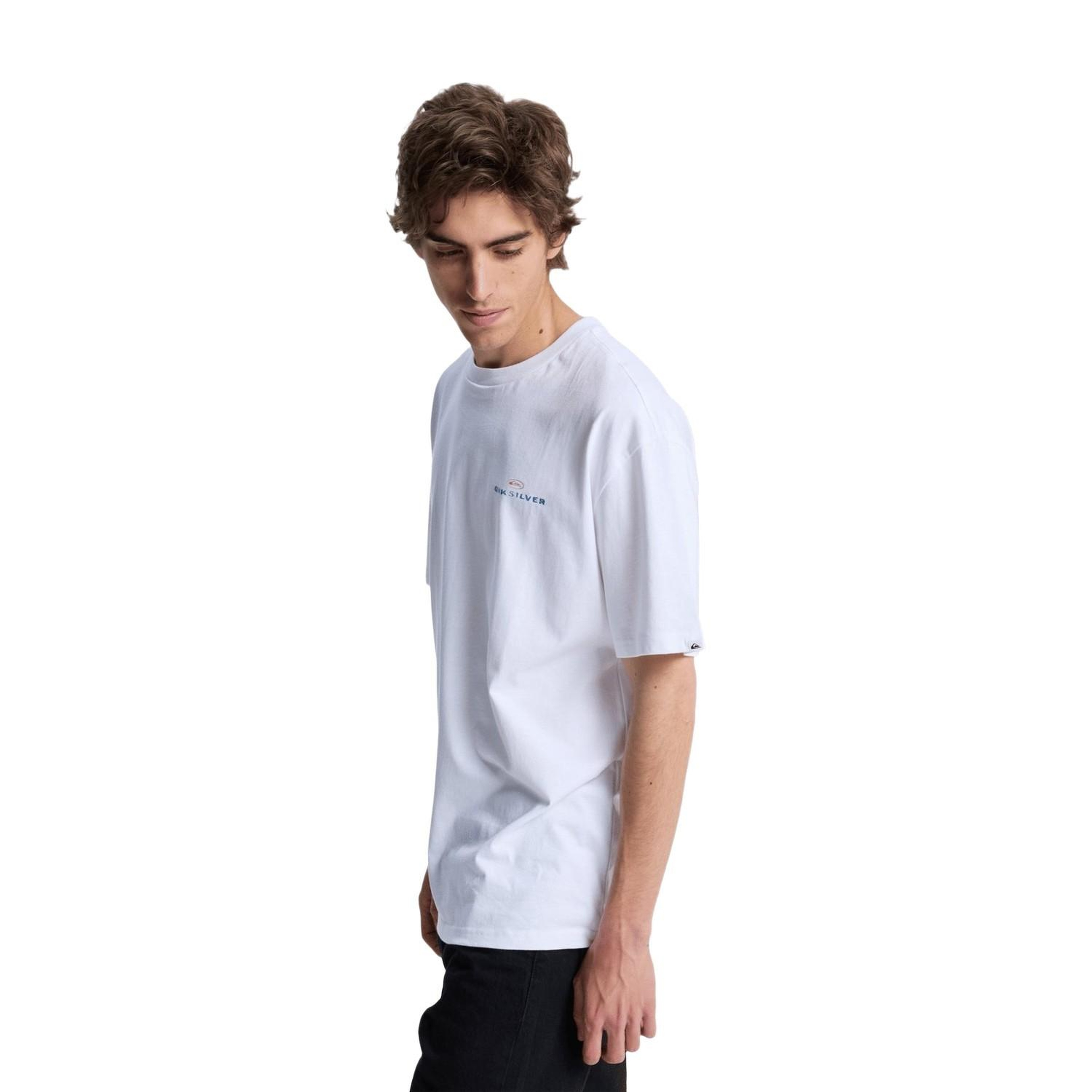 Quiksilver Upside Do Erkek Beyaz Tişört