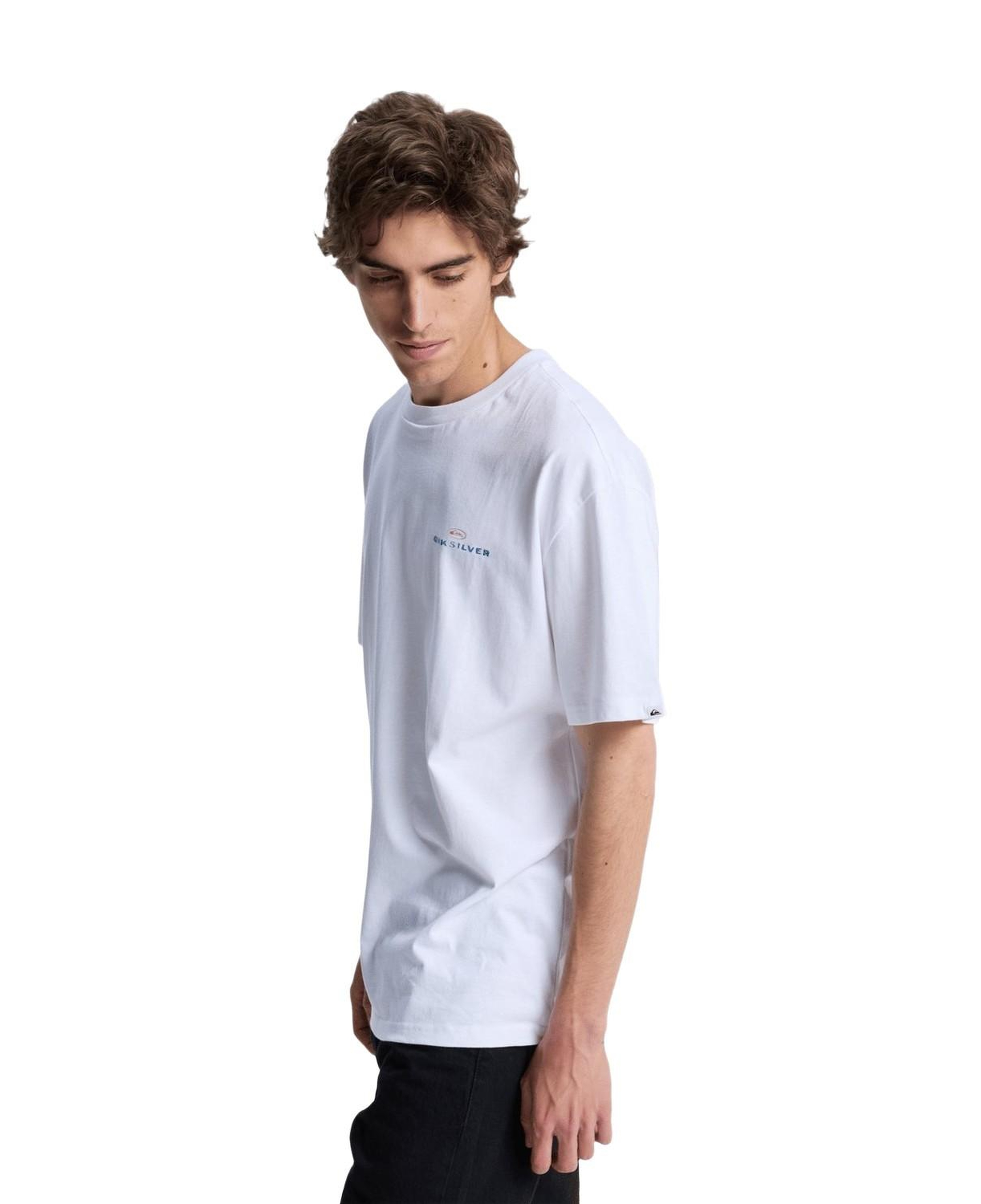 Quiksilver Upside Do Erkek Beyaz Tişört