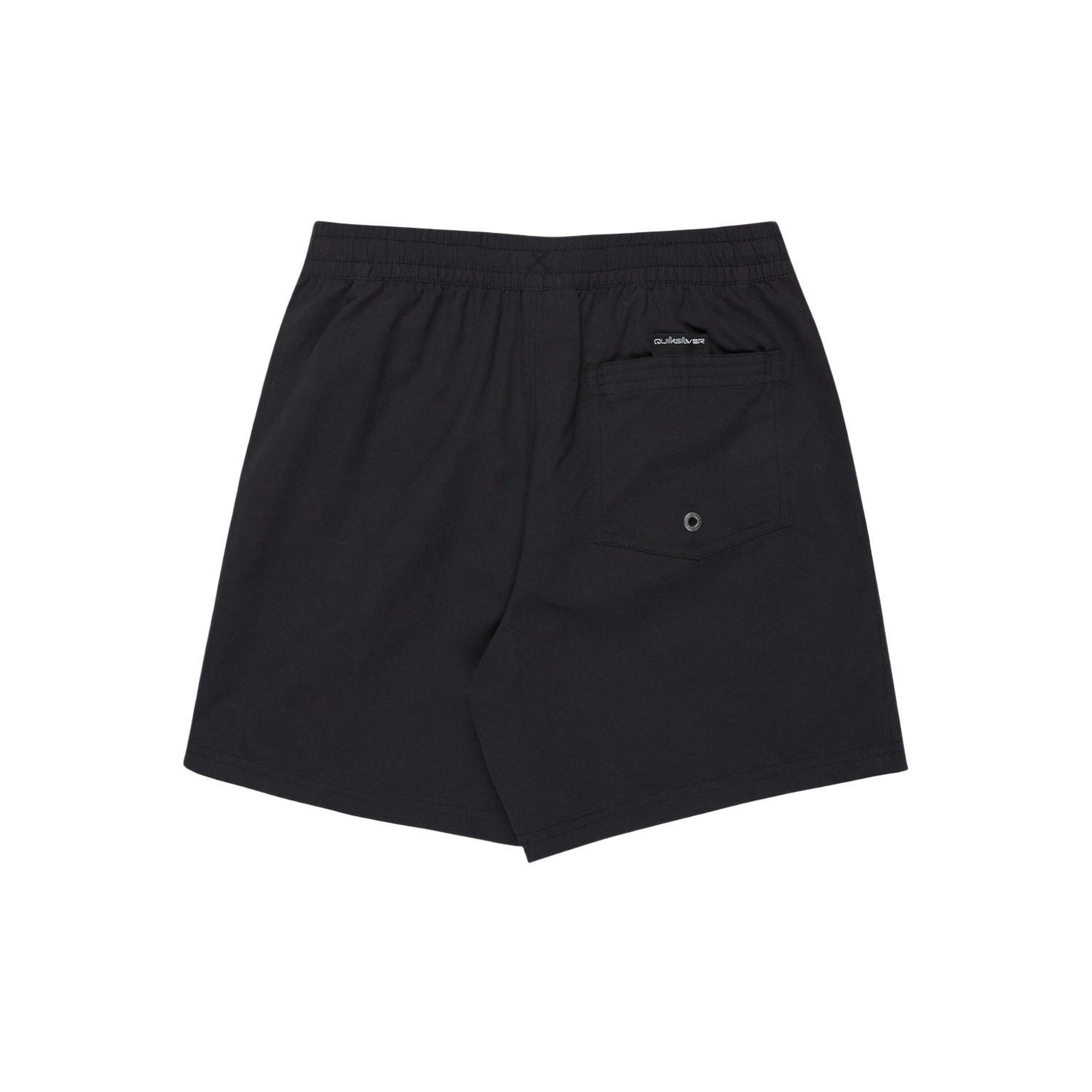 Quiksilver Evd Solid Erkek Çocuk Siyah Volley Short