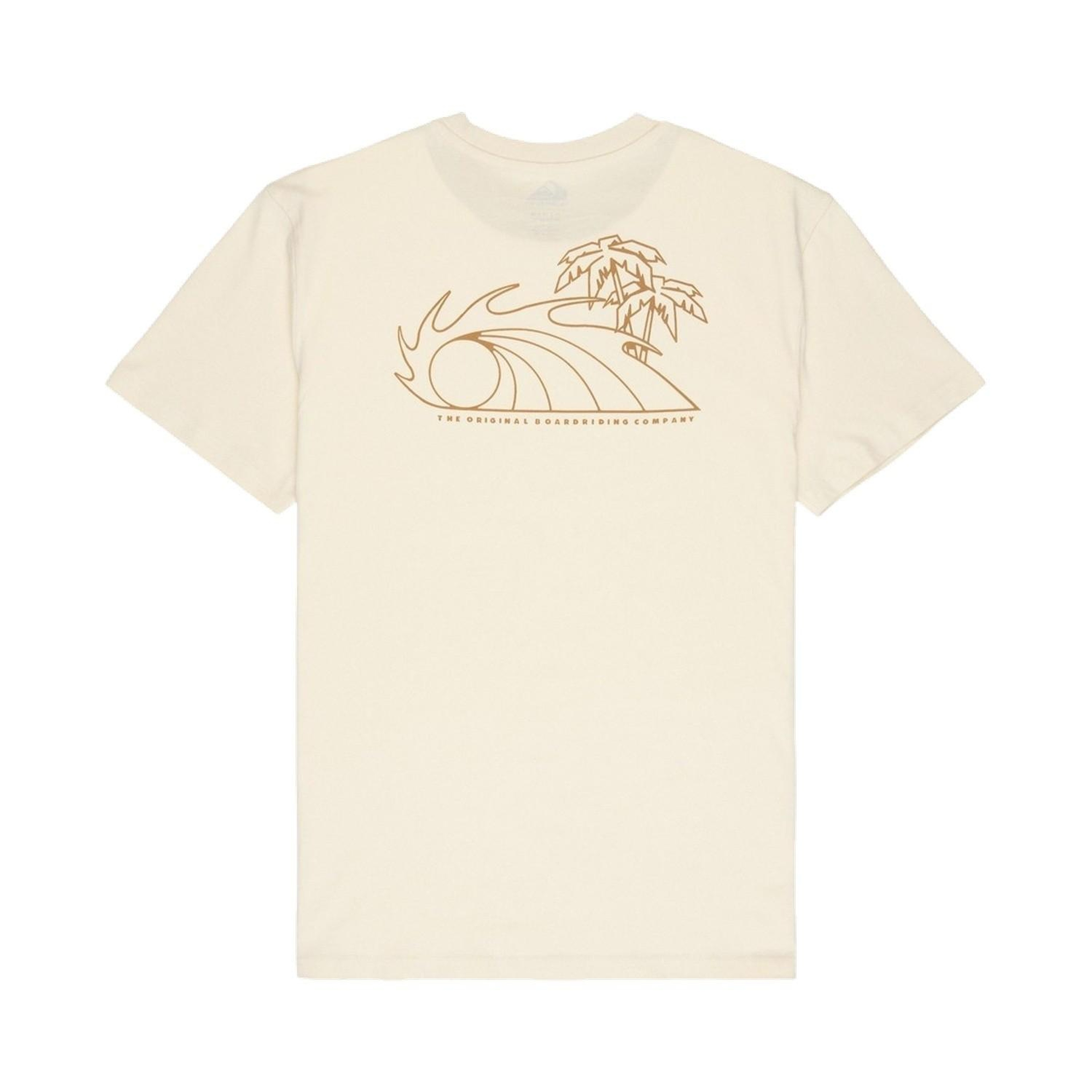 Quiksilver Bliss Point Erkek Beyaz Tişört