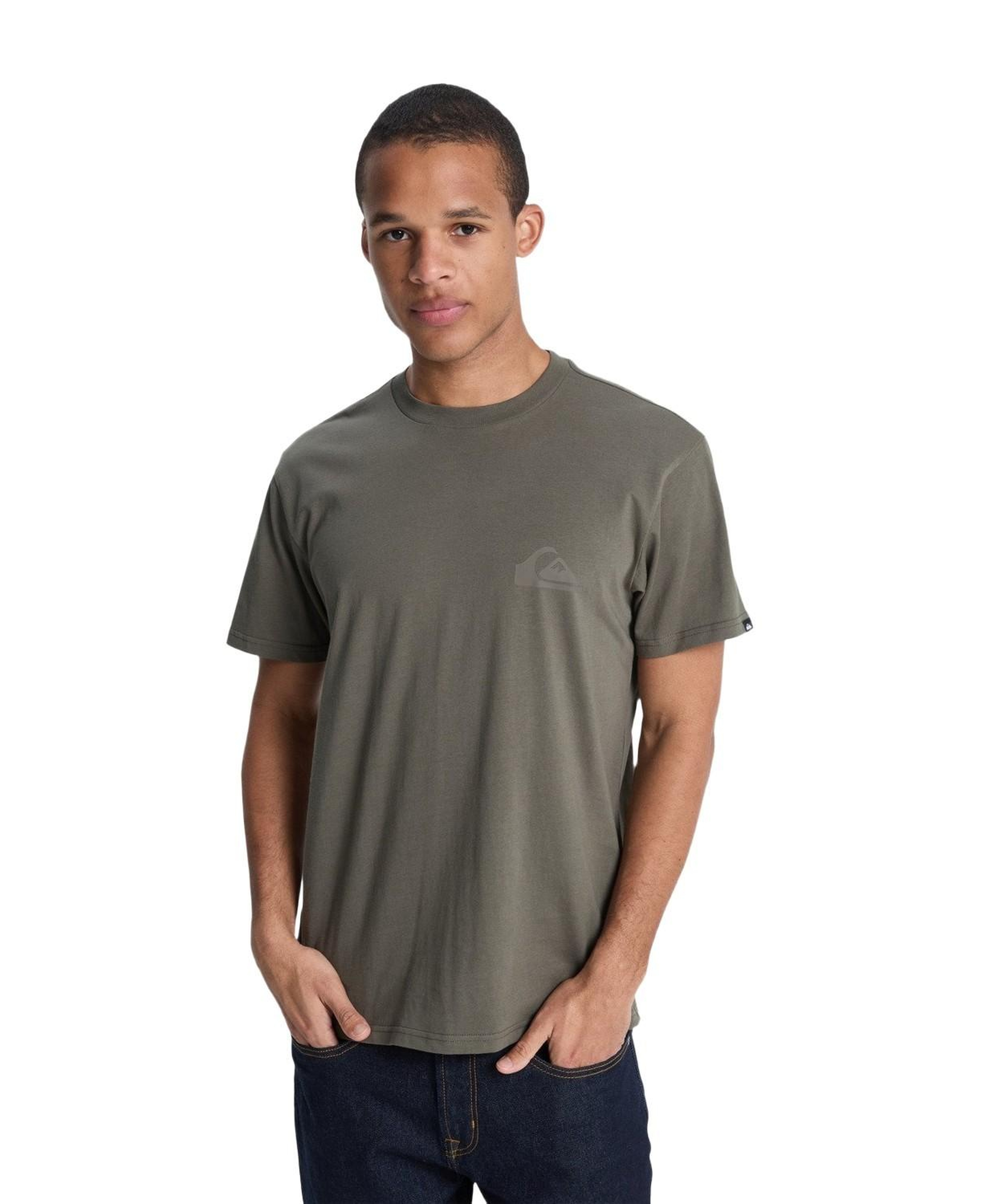 Quiksilver Ev Mini Logo Erkek Yeşil Tişört