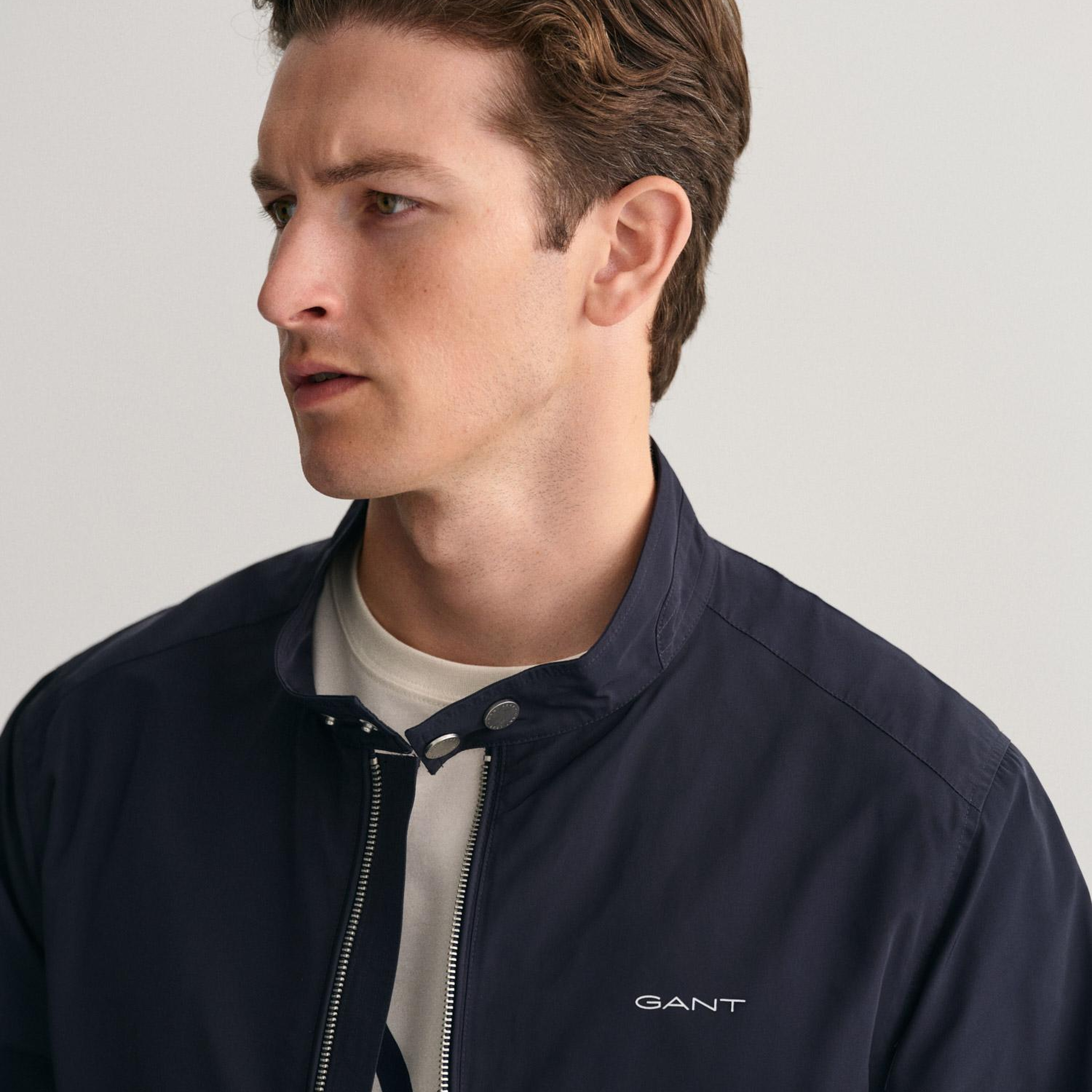 GANT Erkek Lacivert Regular Fit Fermuarlı Ceket