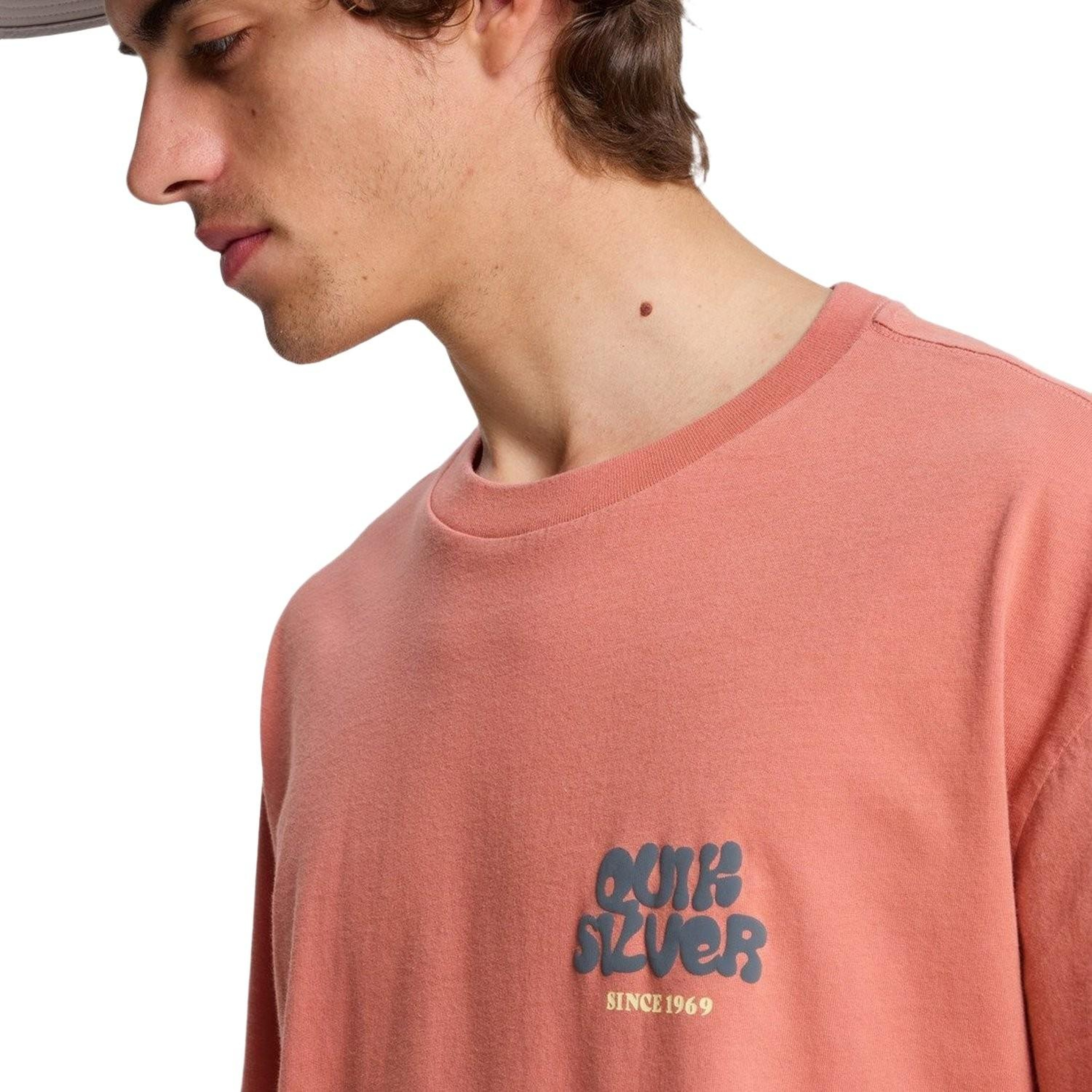 Quiksilver Fruits Tide Erkek Pembe Tişört