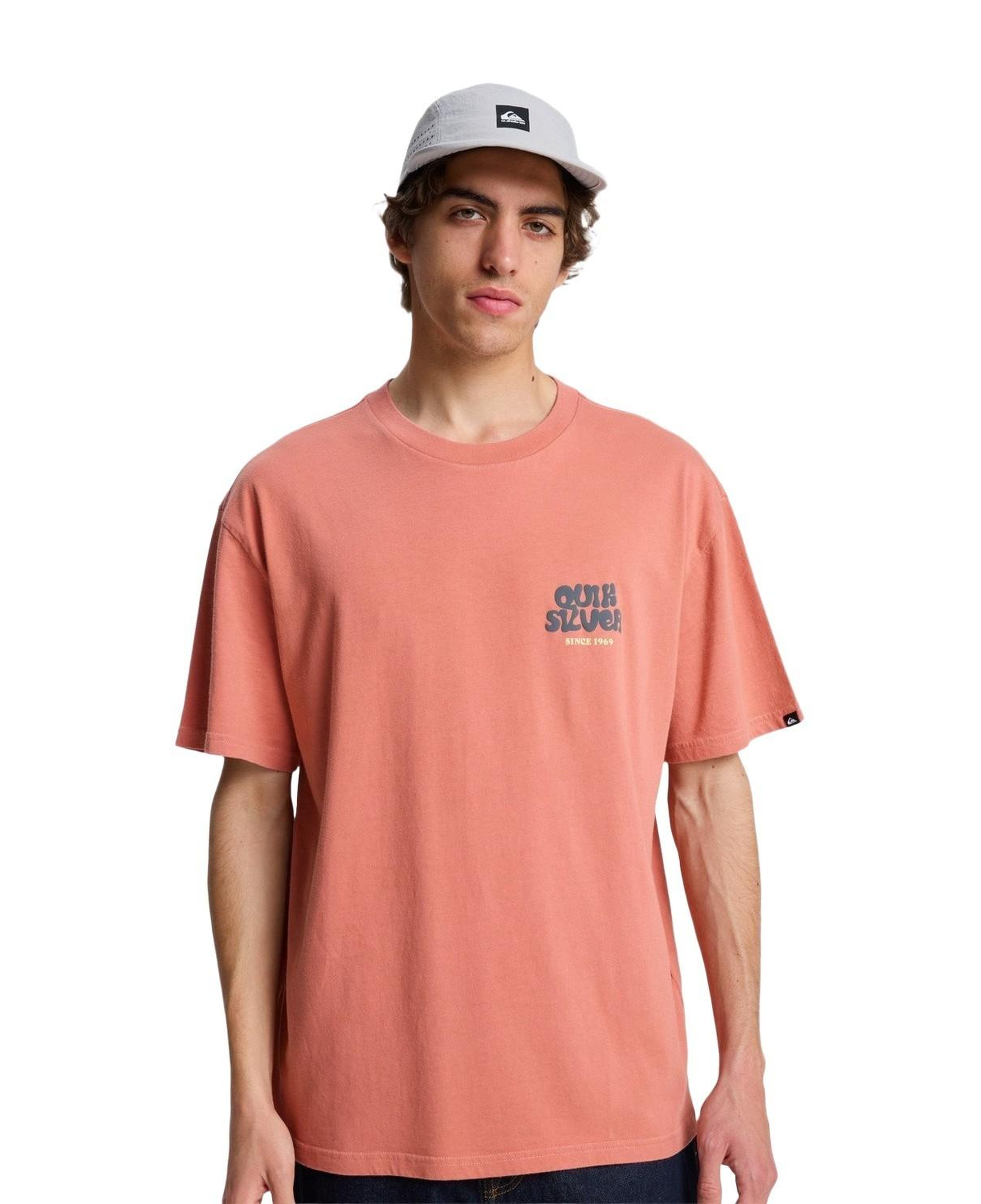 Quiksilver Fruits Tide Erkek Pembe Tişört