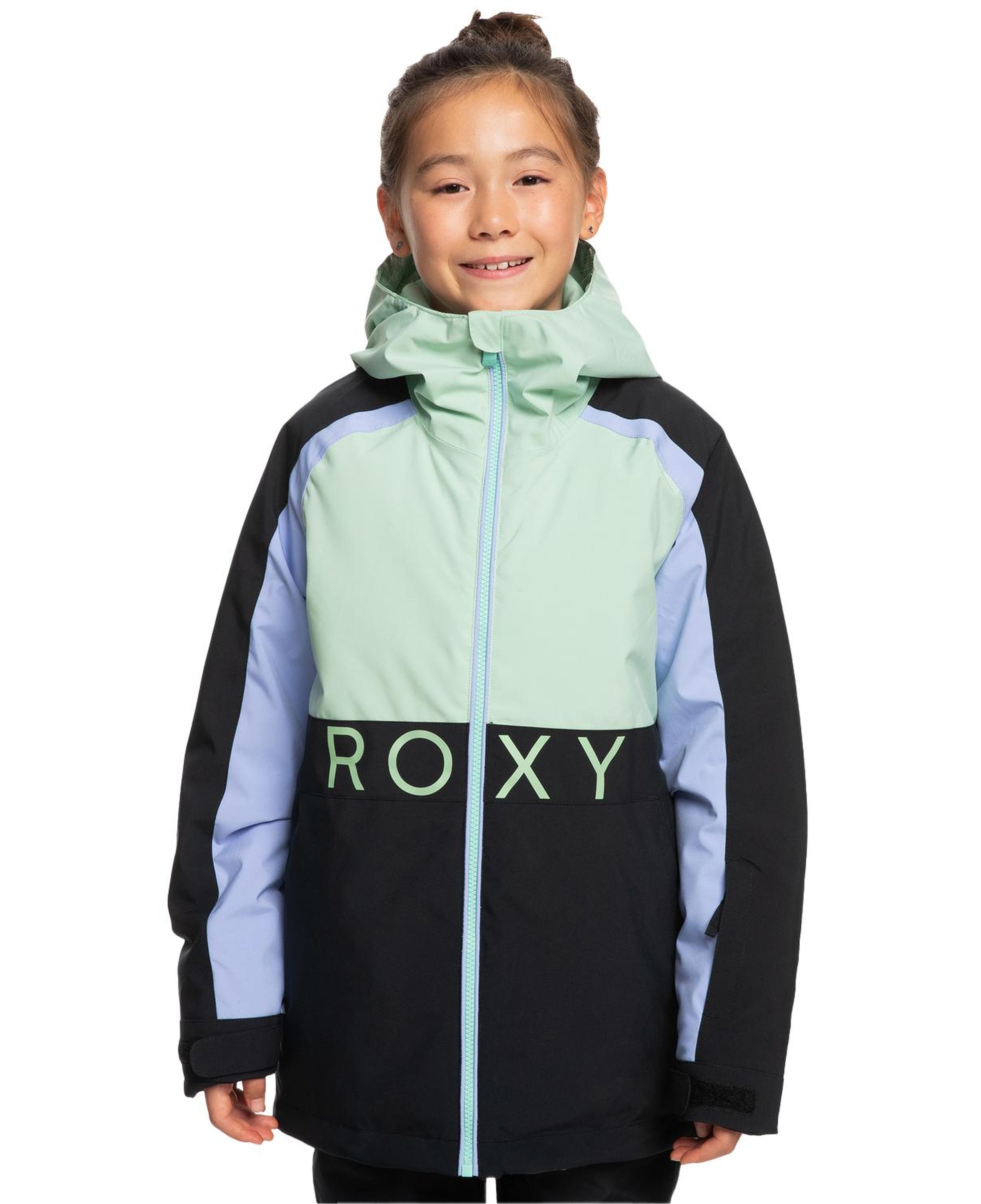 Roxy Snowmist Kız Çocuk Siyah Snowboard Ceketi