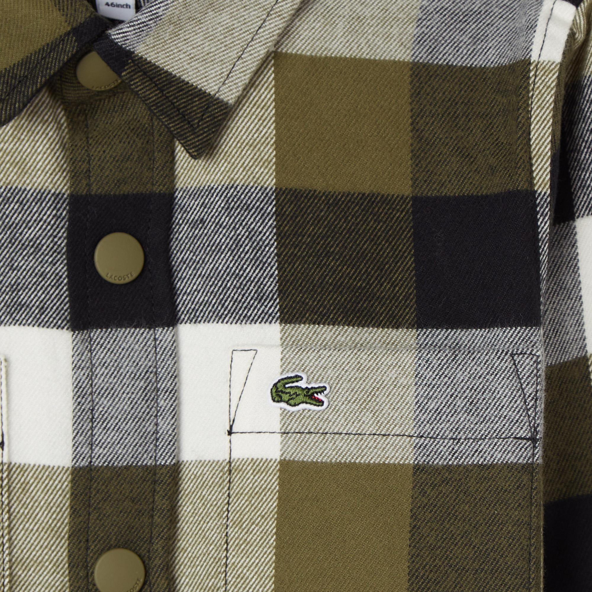 Lacoste Çocuk Haki Gömlek