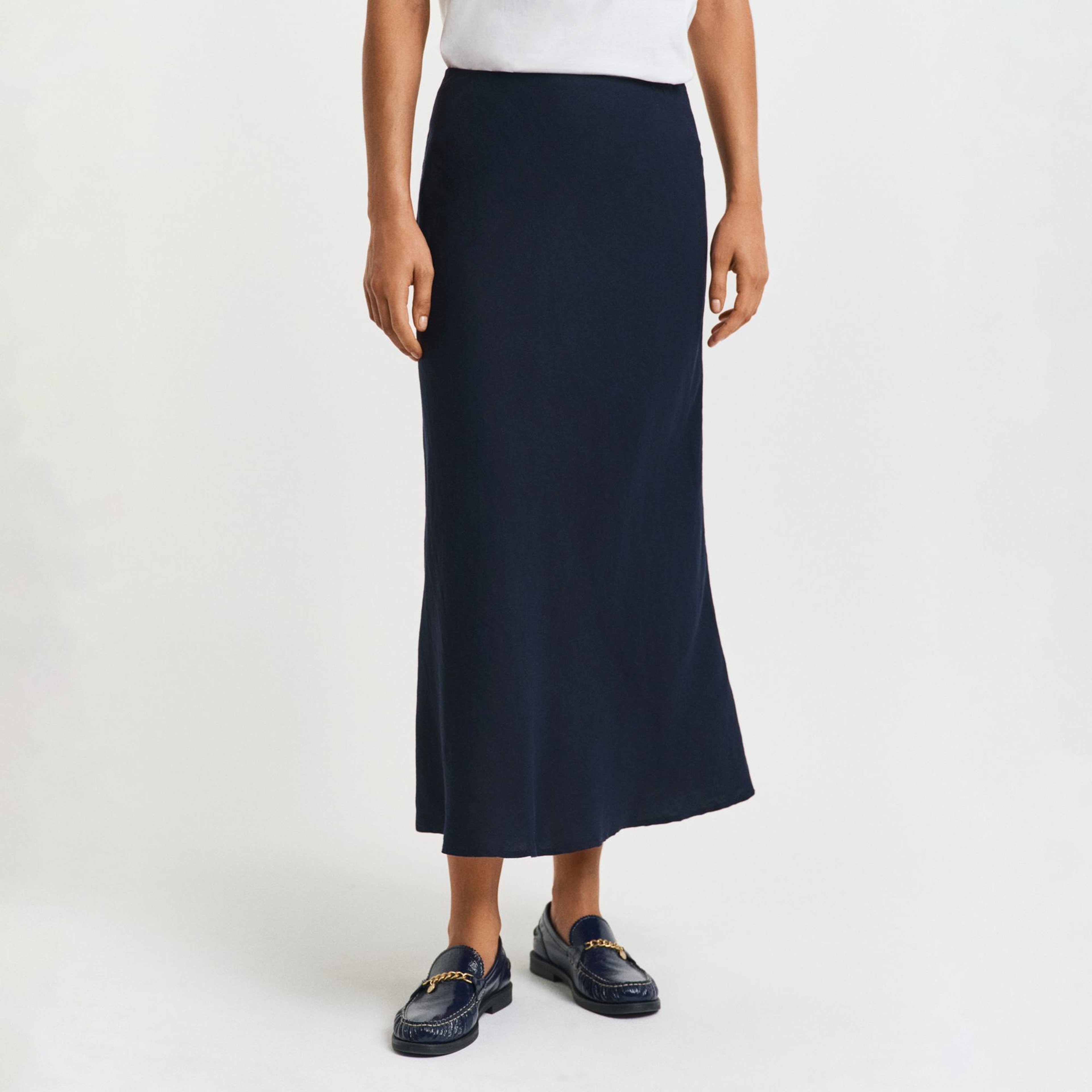 GANT Kadın Lacivert Regular Fit Etek