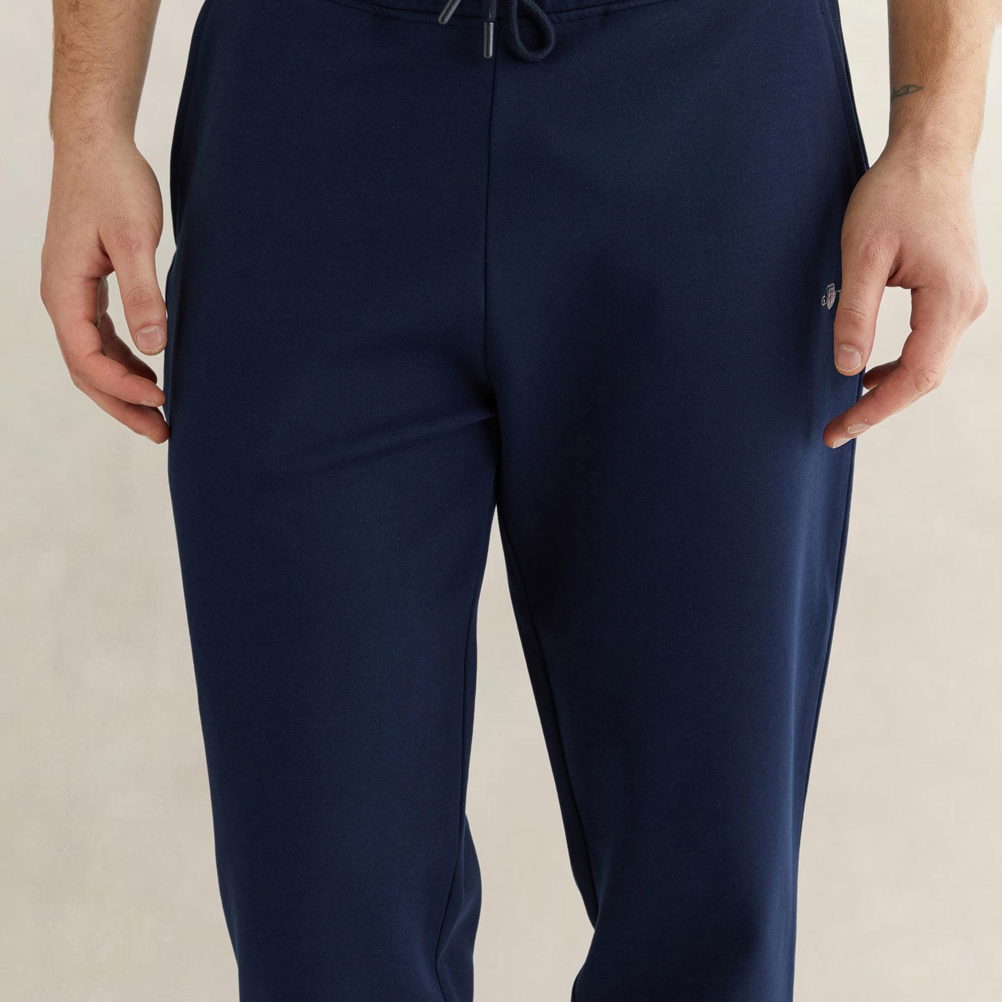 GANT Erkek Lacivert Regular Fit Logolu Eşofman Altı