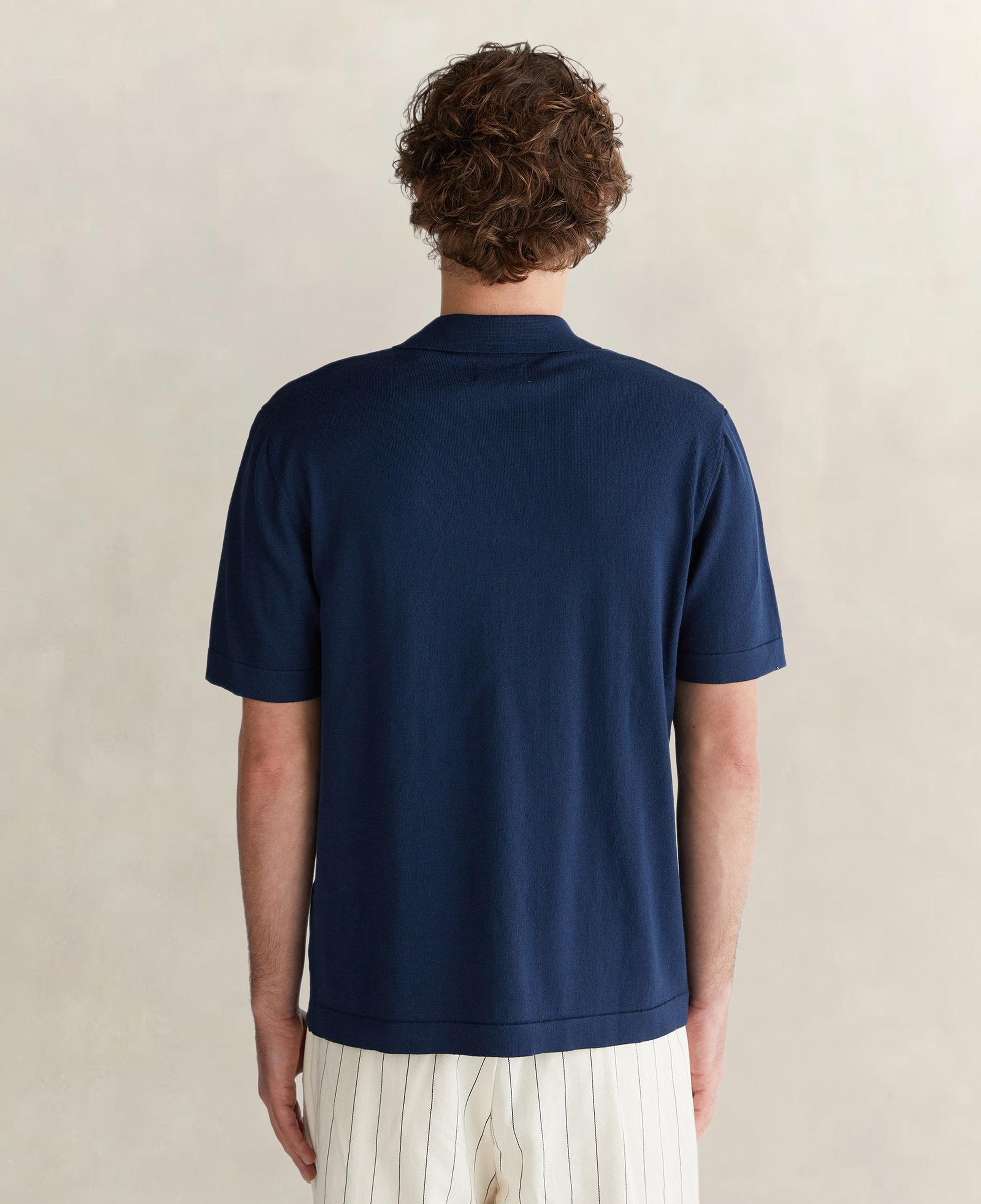 GANT Erkek Lacivert Regular Fit Polo Yaka Kısa Kollu Triko