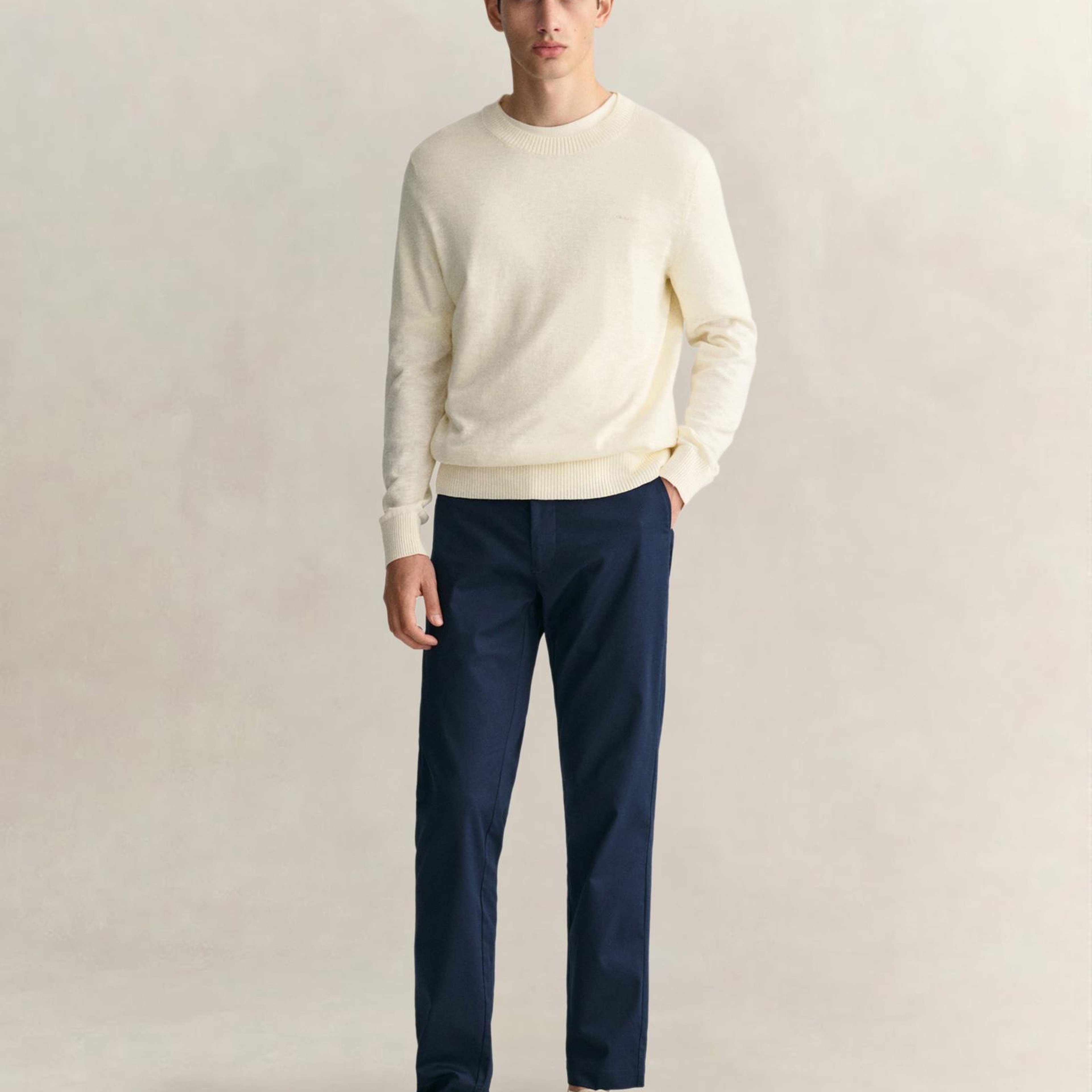 GANT Erkek Lacivert Slim Fit Pantolon