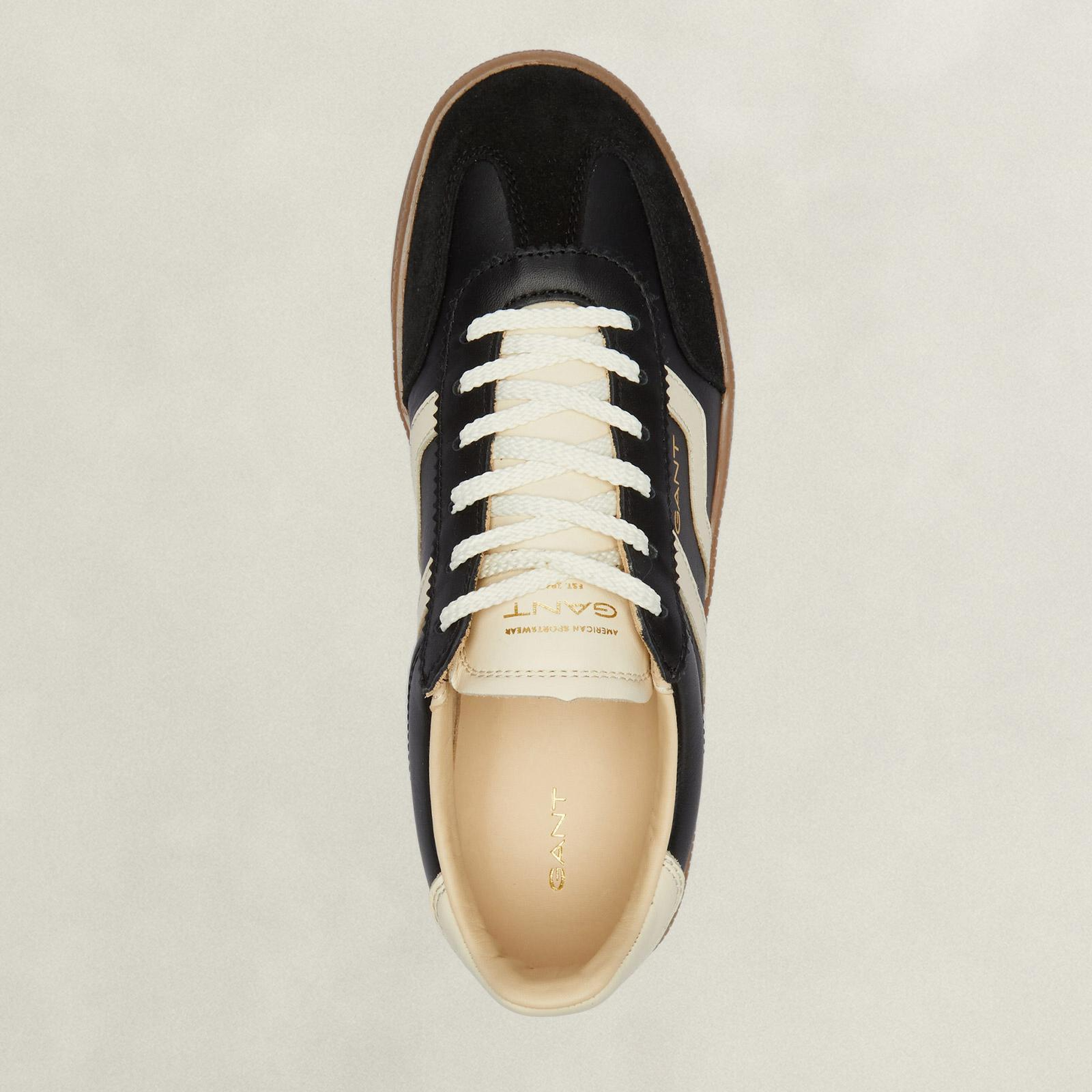 GANT Kadın Siyah Deri Cuzima Sneaker