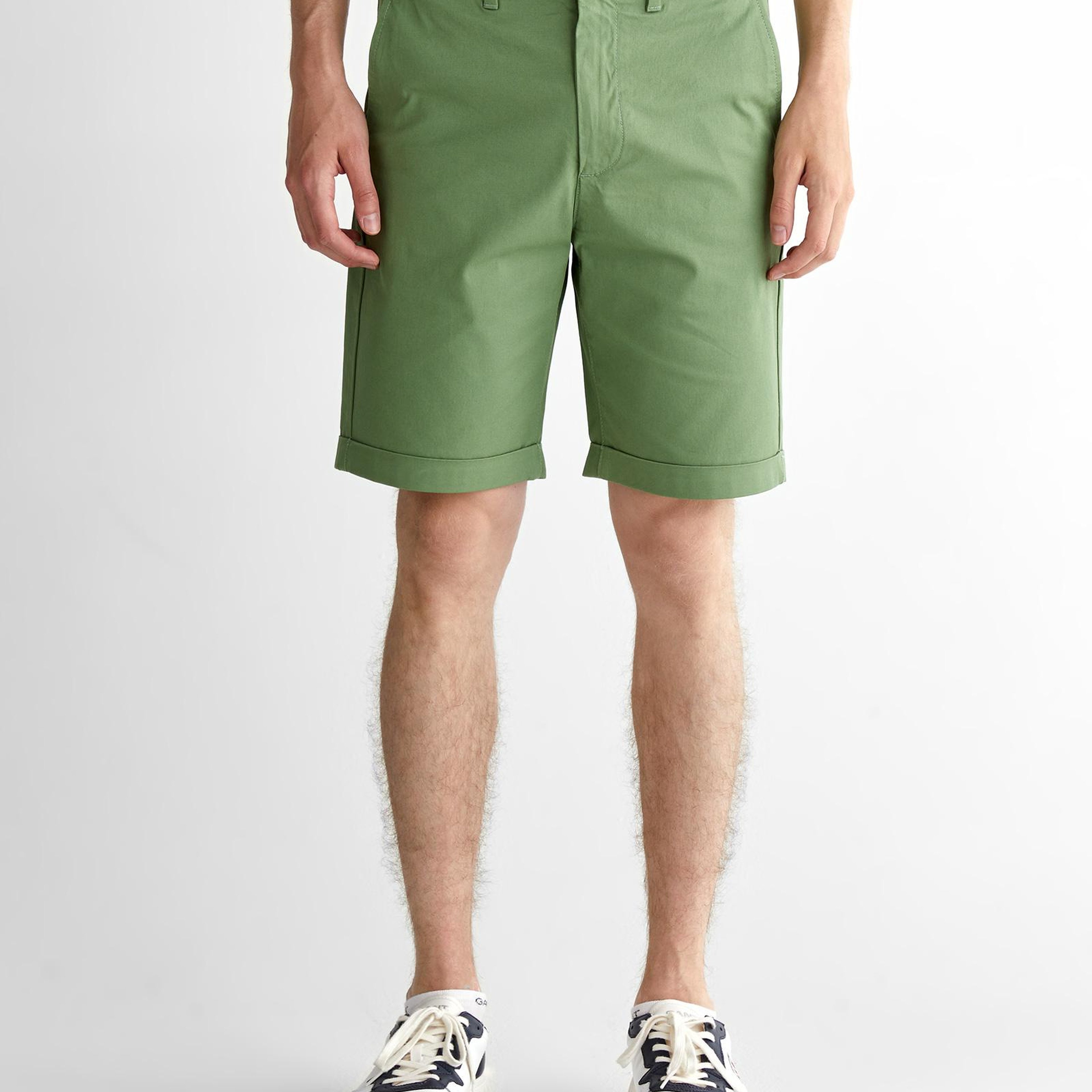 GANT Erkek Yeşil Slim Fit Şort