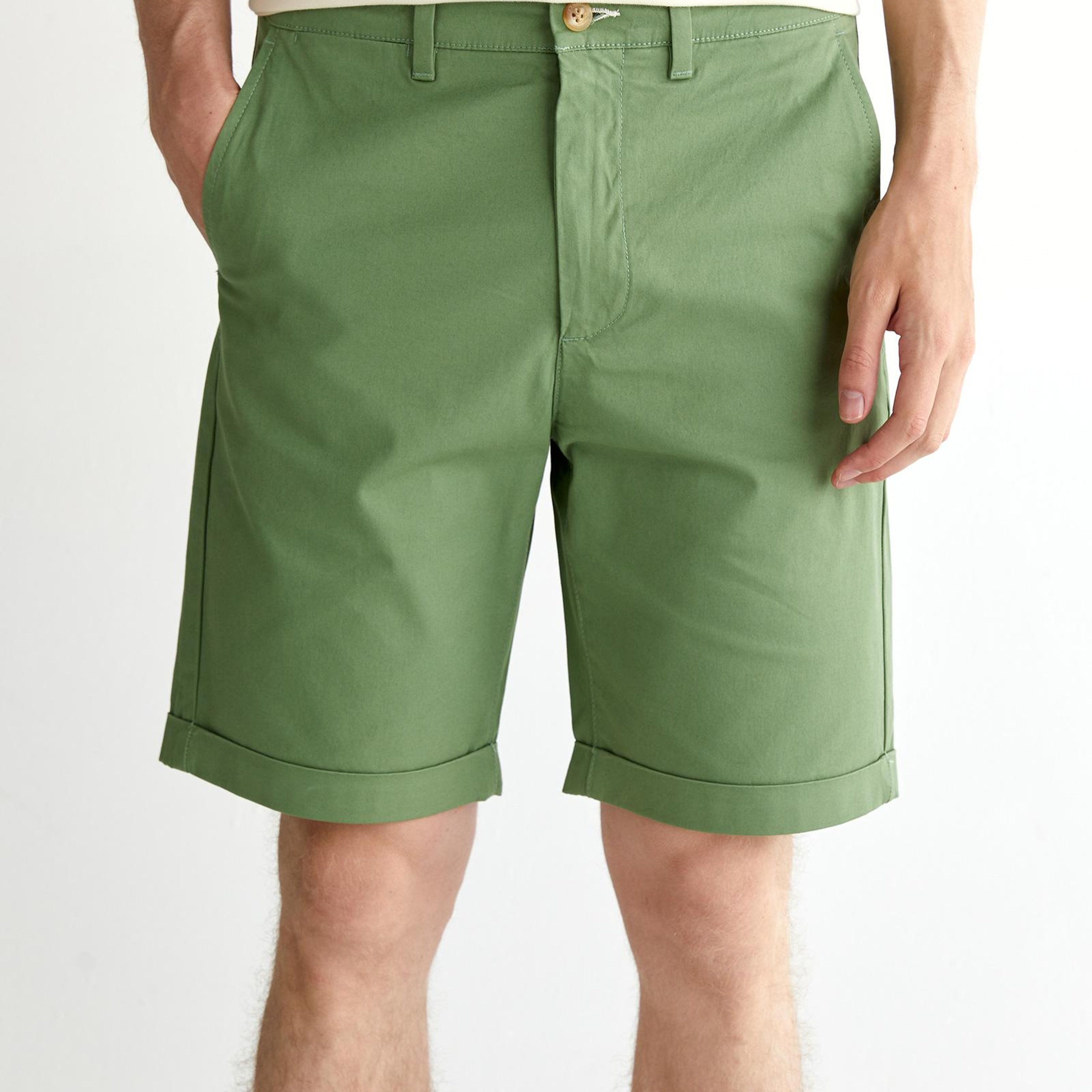 GANT Erkek Yeşil Slim Fit Şort