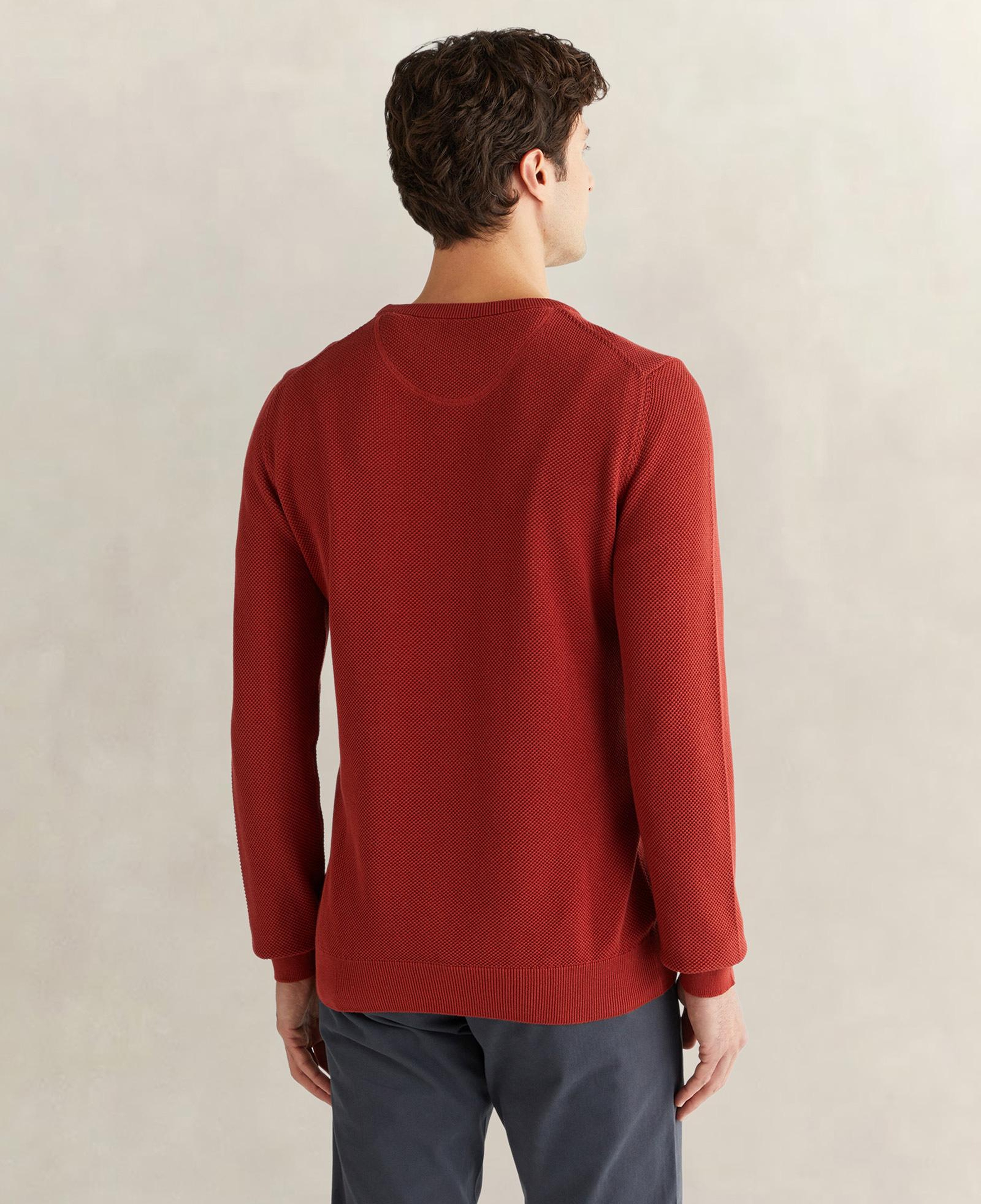 GANT Erkek Kırmızı Regular Fit Bisiklet Yaka Triko
