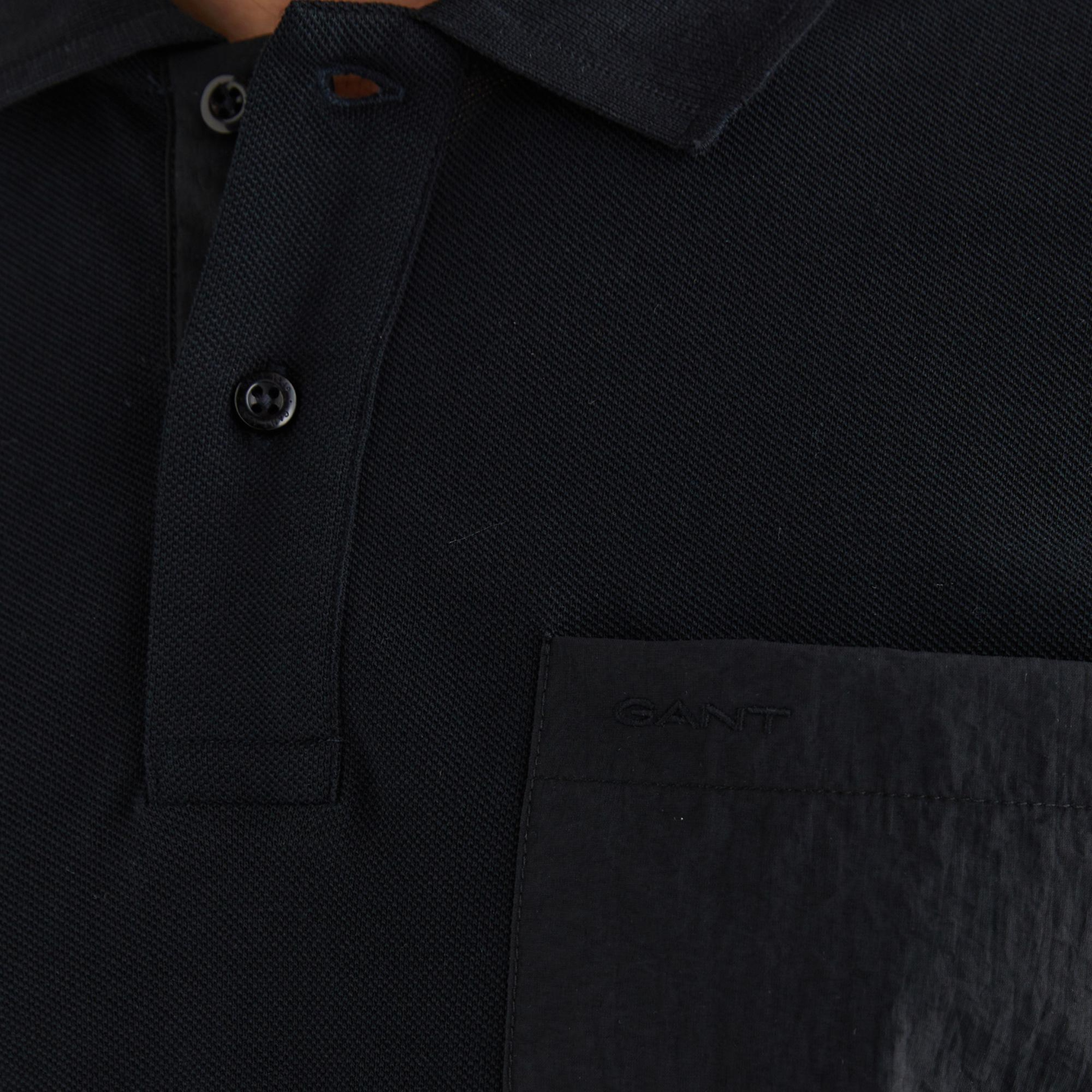 GANT Erkek Siyah Polo