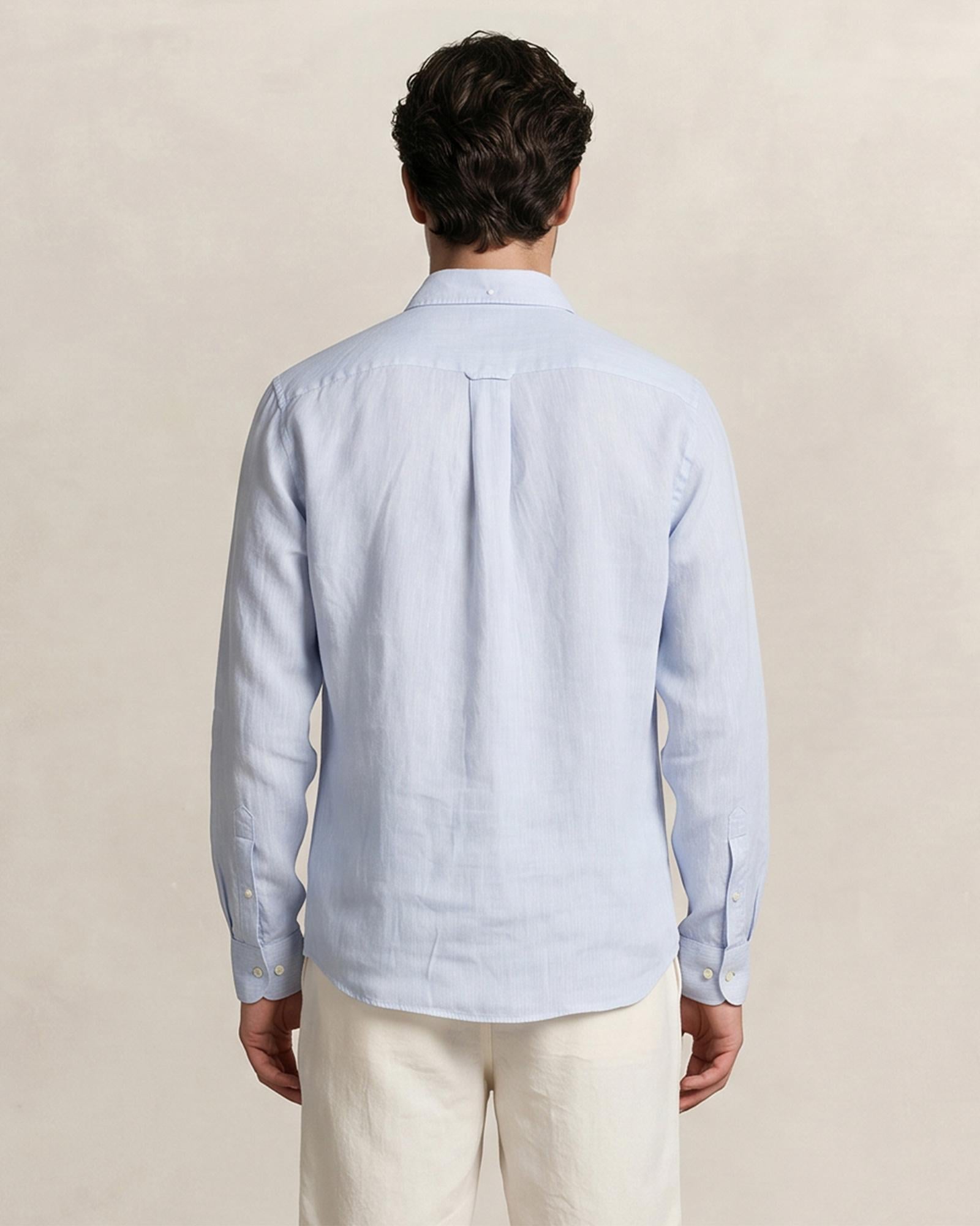GANT Erkek Mavi Regular Fit Gömlek