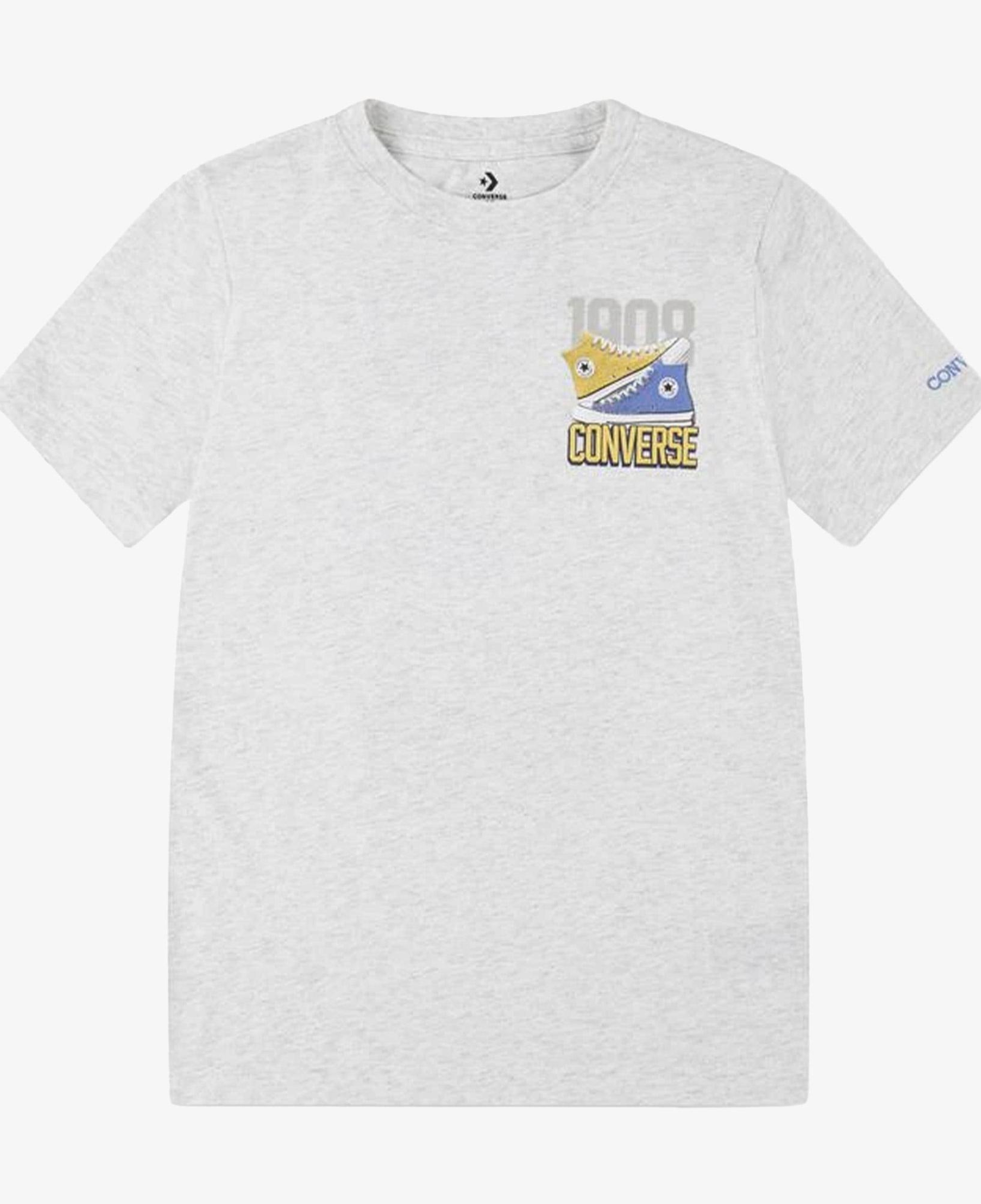 Converse Birch Heather Çocuk Gri T-Shirt
