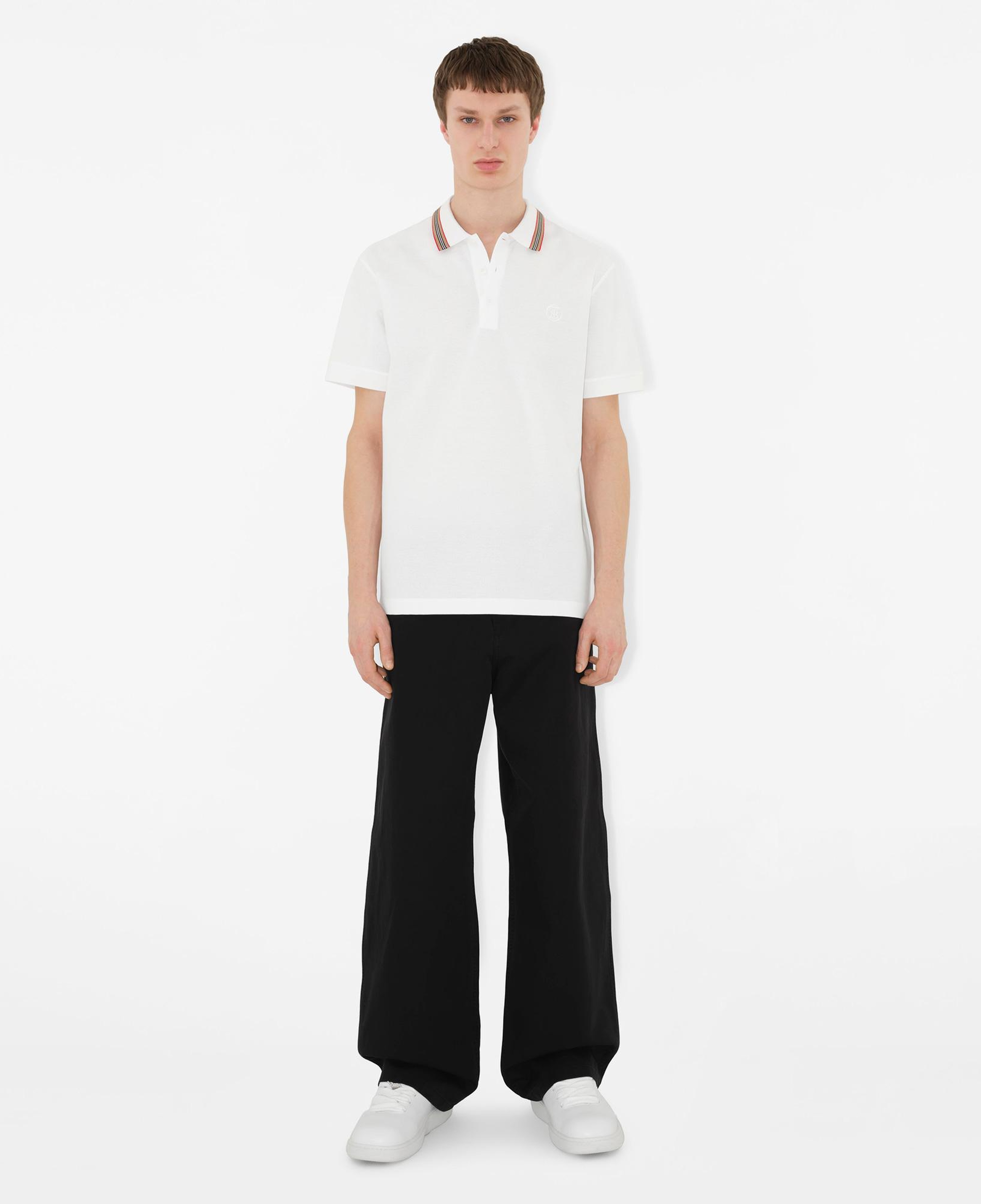 Burberry Erkek Beyaz Polo