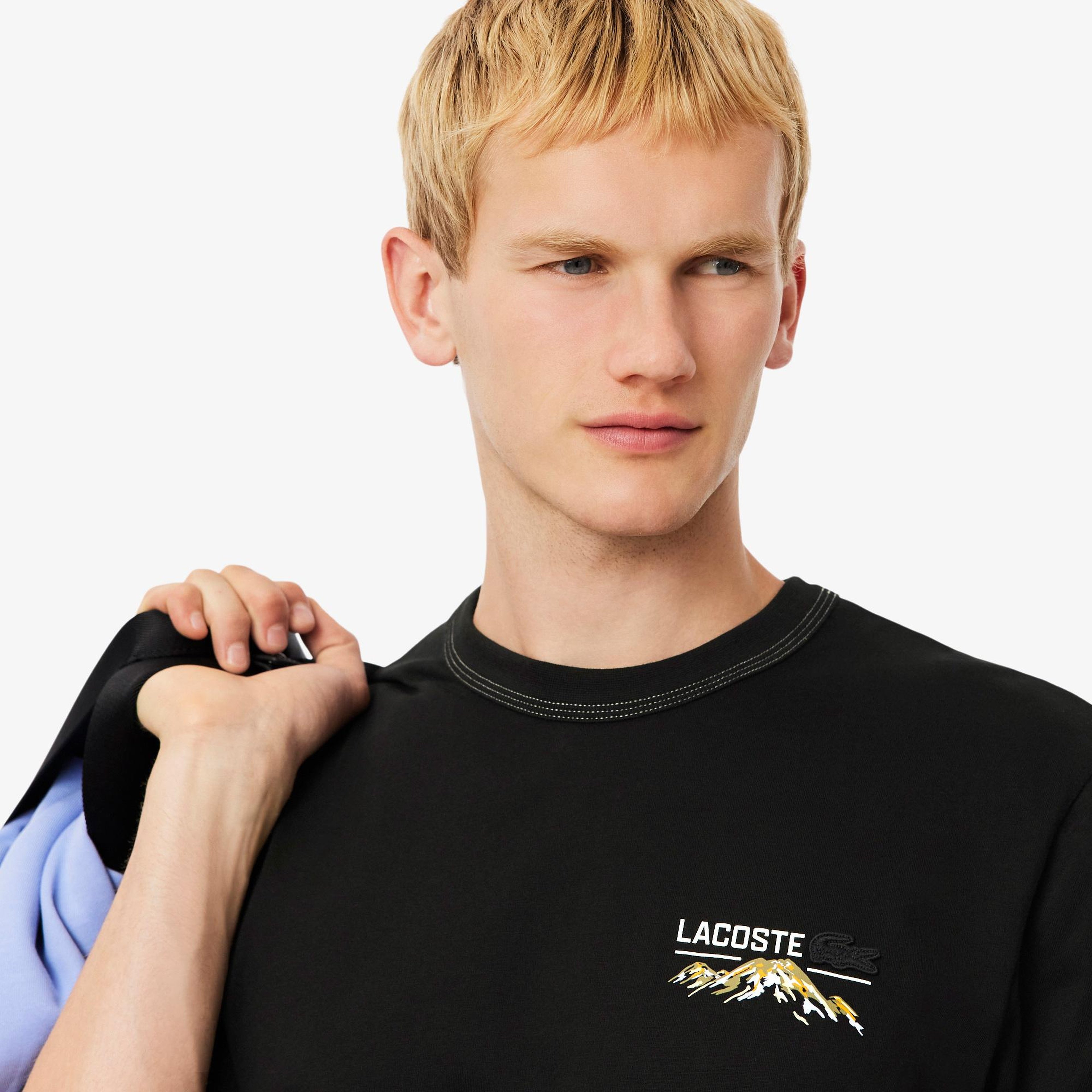 Lacoste Erkek Siyah T-Shirt
