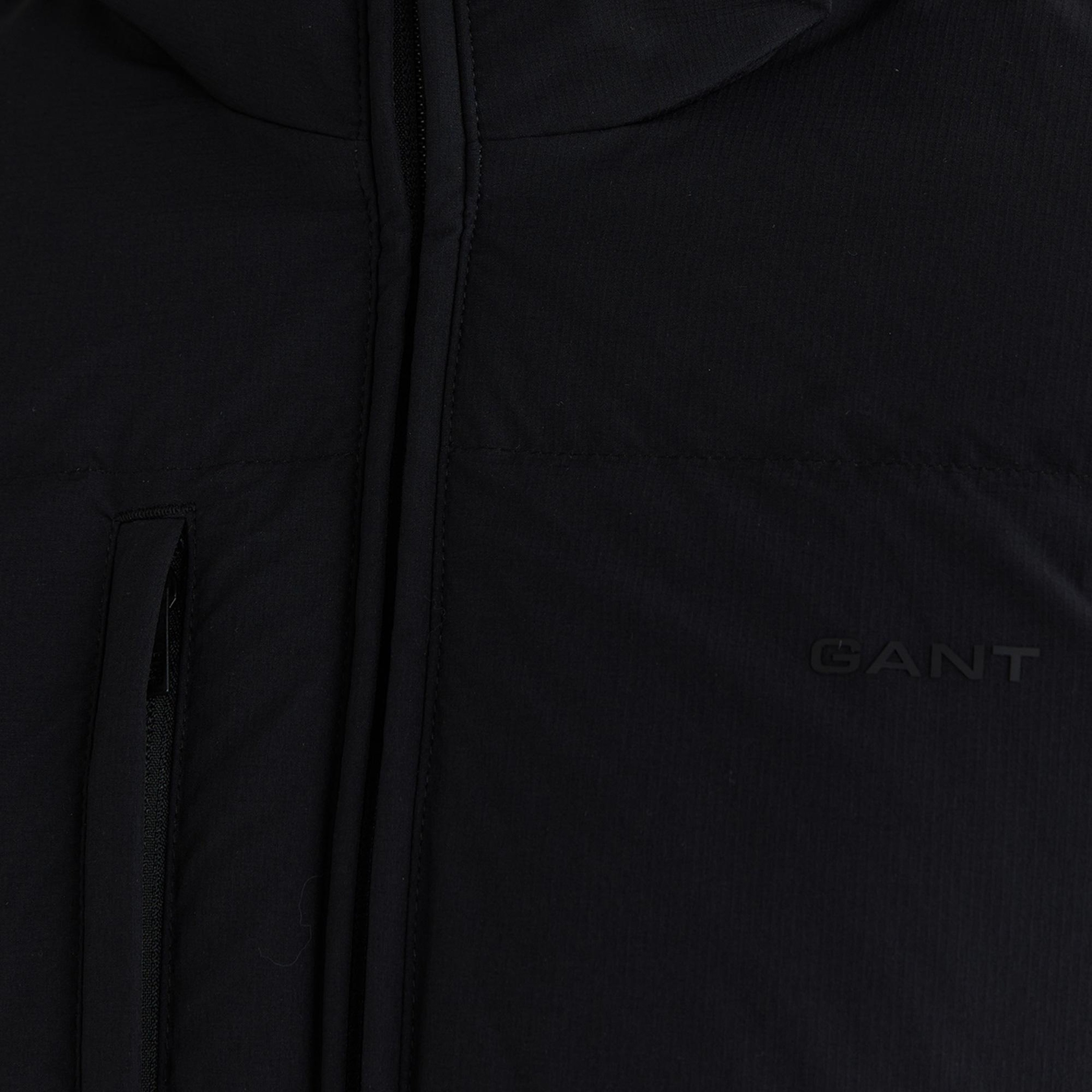 GANT Erkek Siyah Regular Fit Fermuarlı Mont