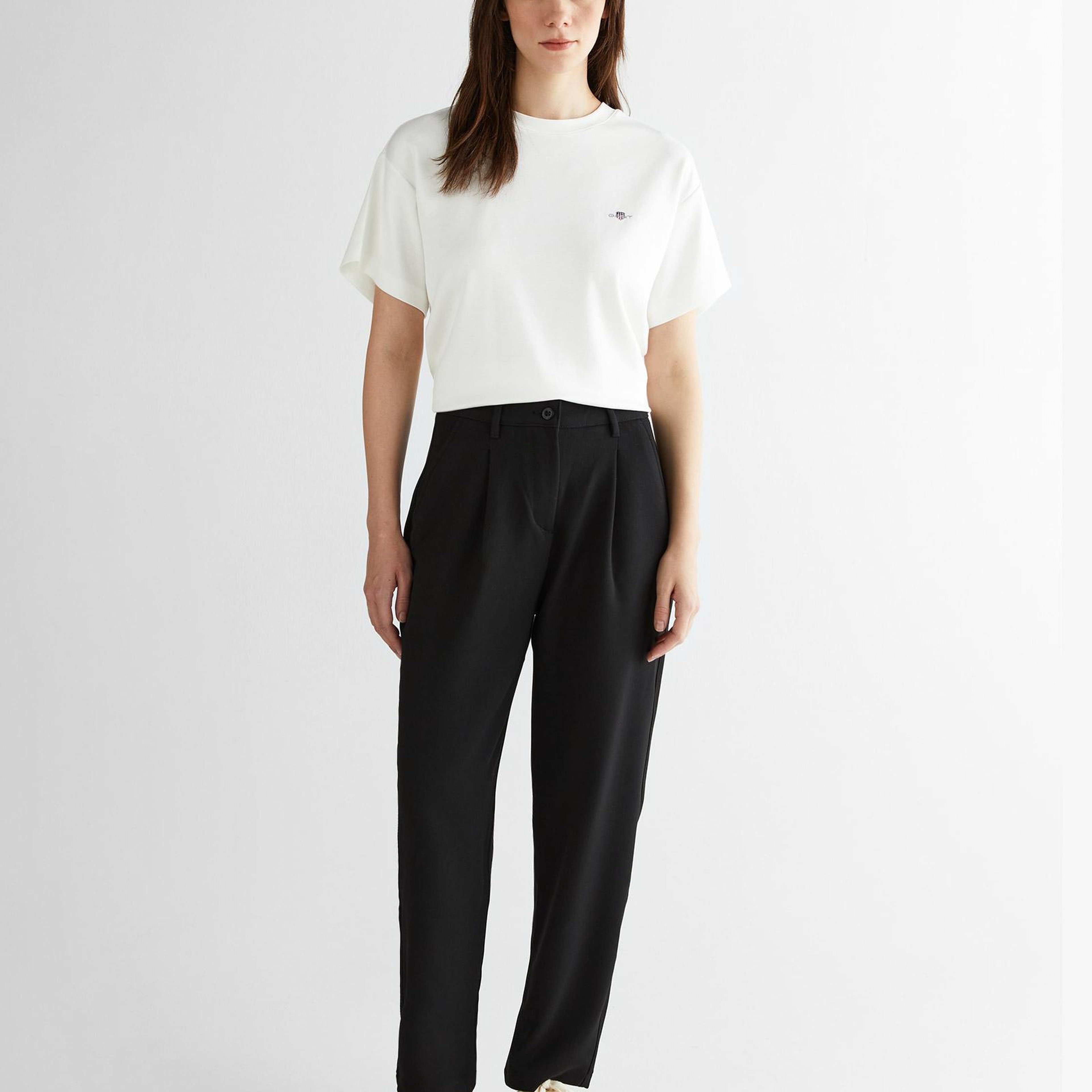 GANT Kadın Siyah Carrot Fit Pantolon