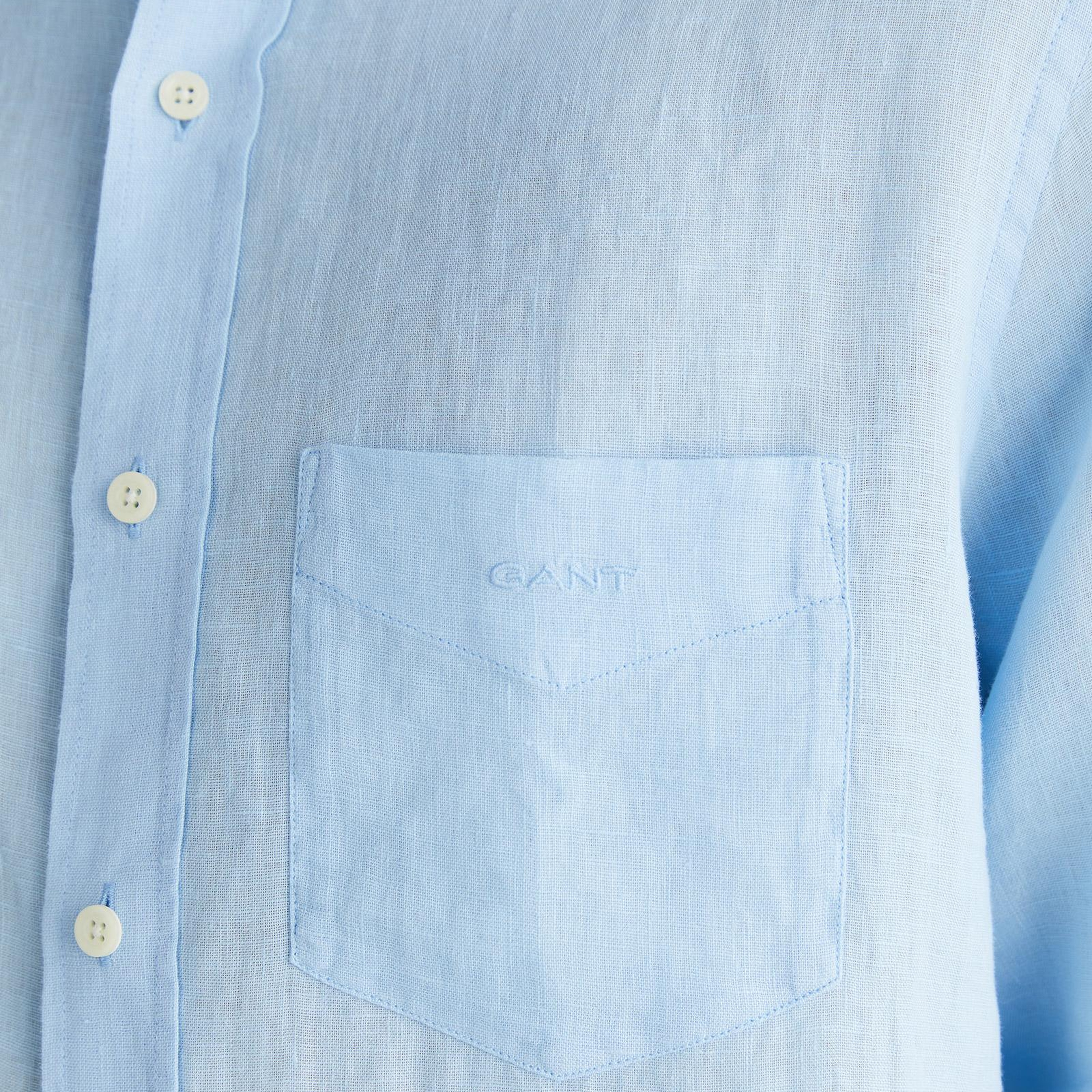 GANT Erkek Mavi Regular Fit Gömlek