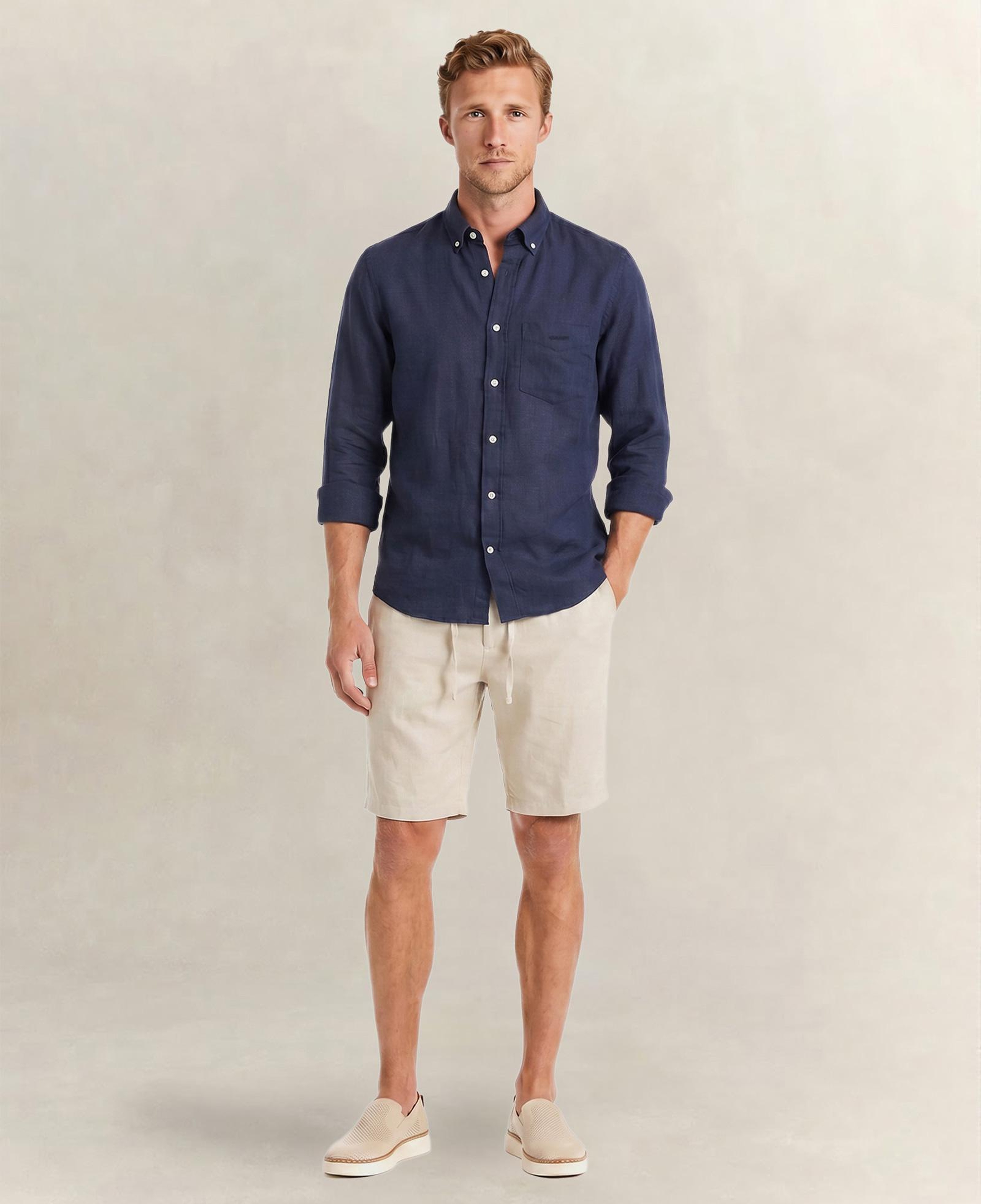 GANT Erkek Lacivert Regular Fit Gömlek