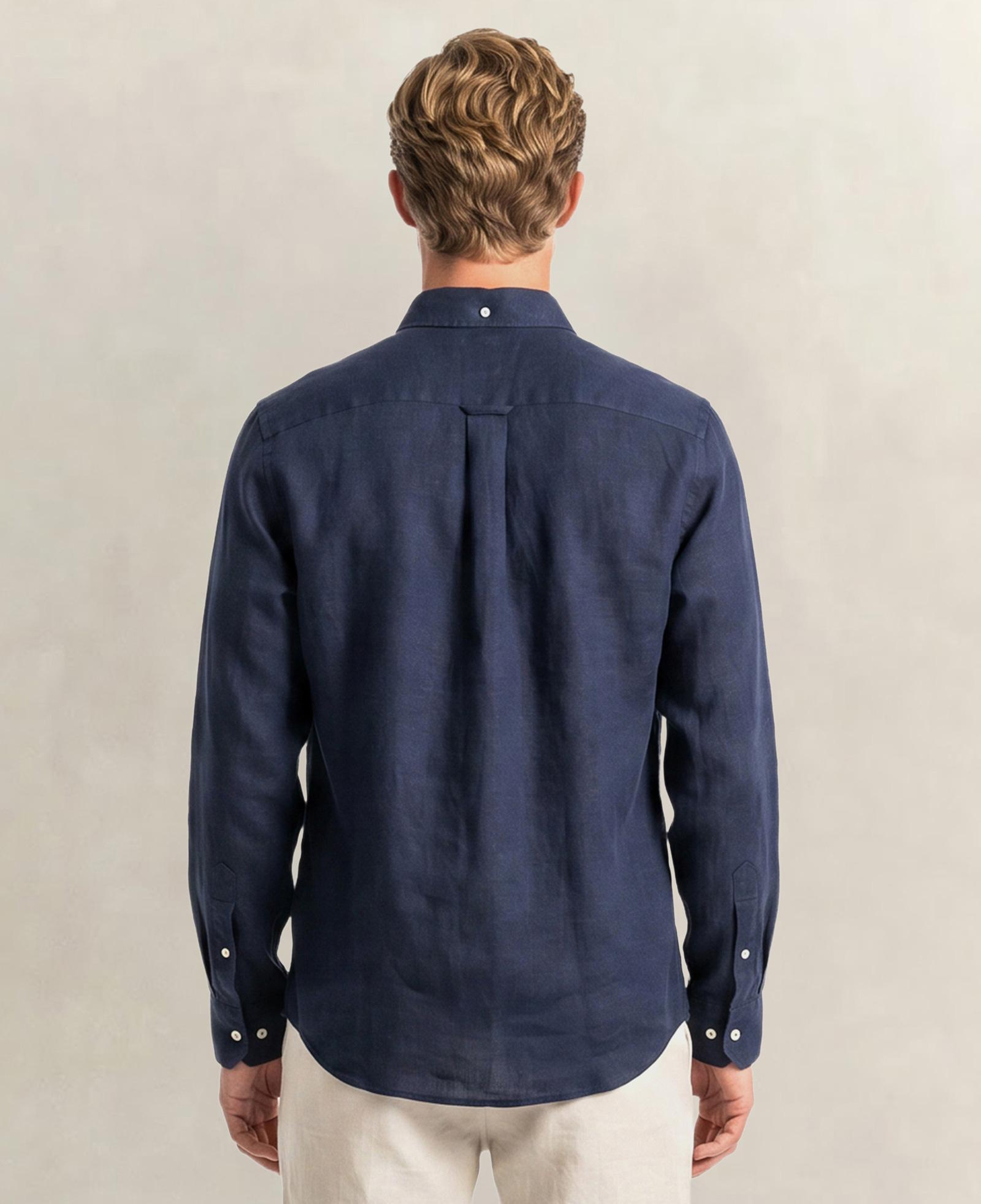 GANT Erkek Lacivert Regular Fit Gömlek