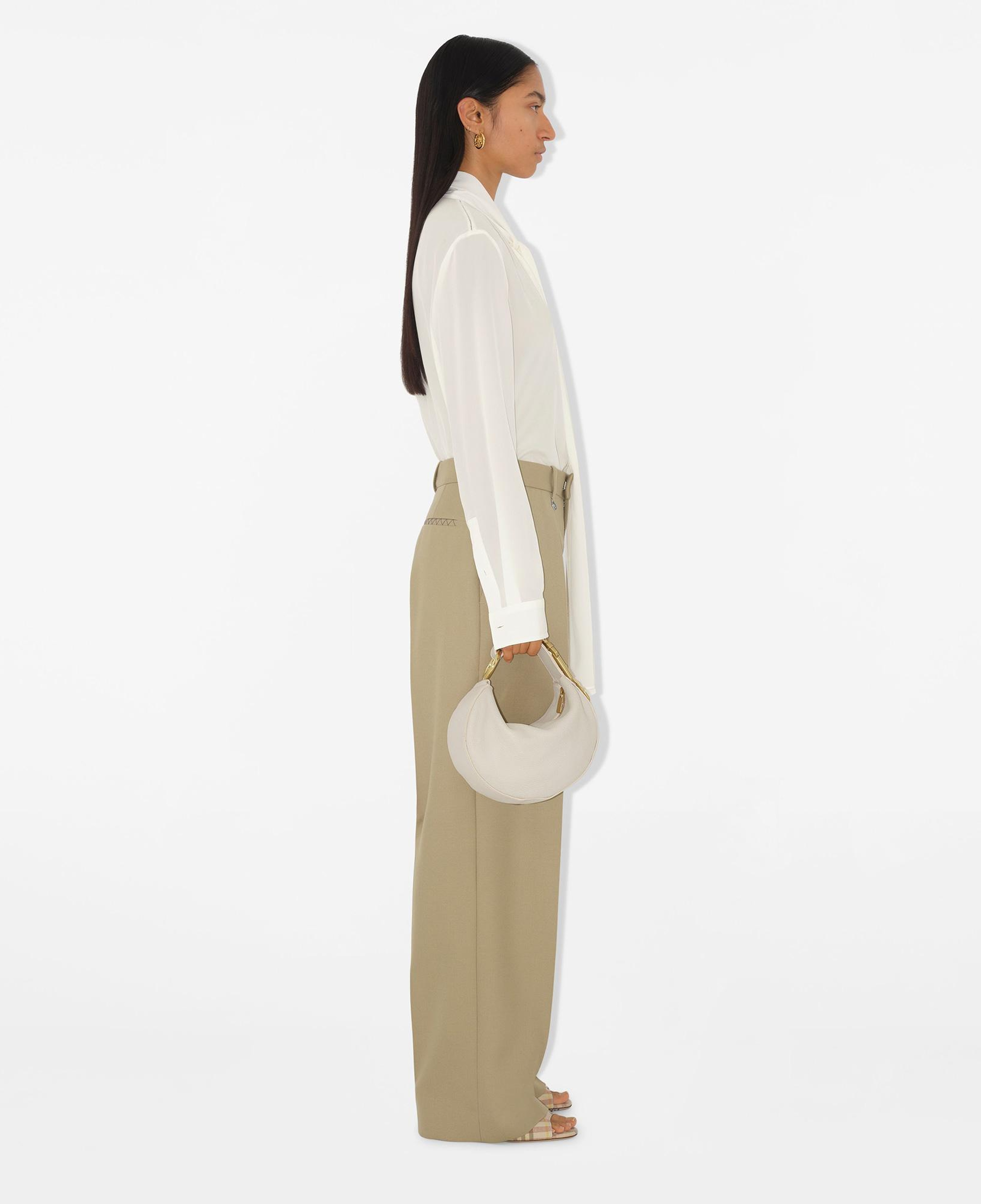 Burberry Ros Silk Blouse Kadın Beyaz Gömlek