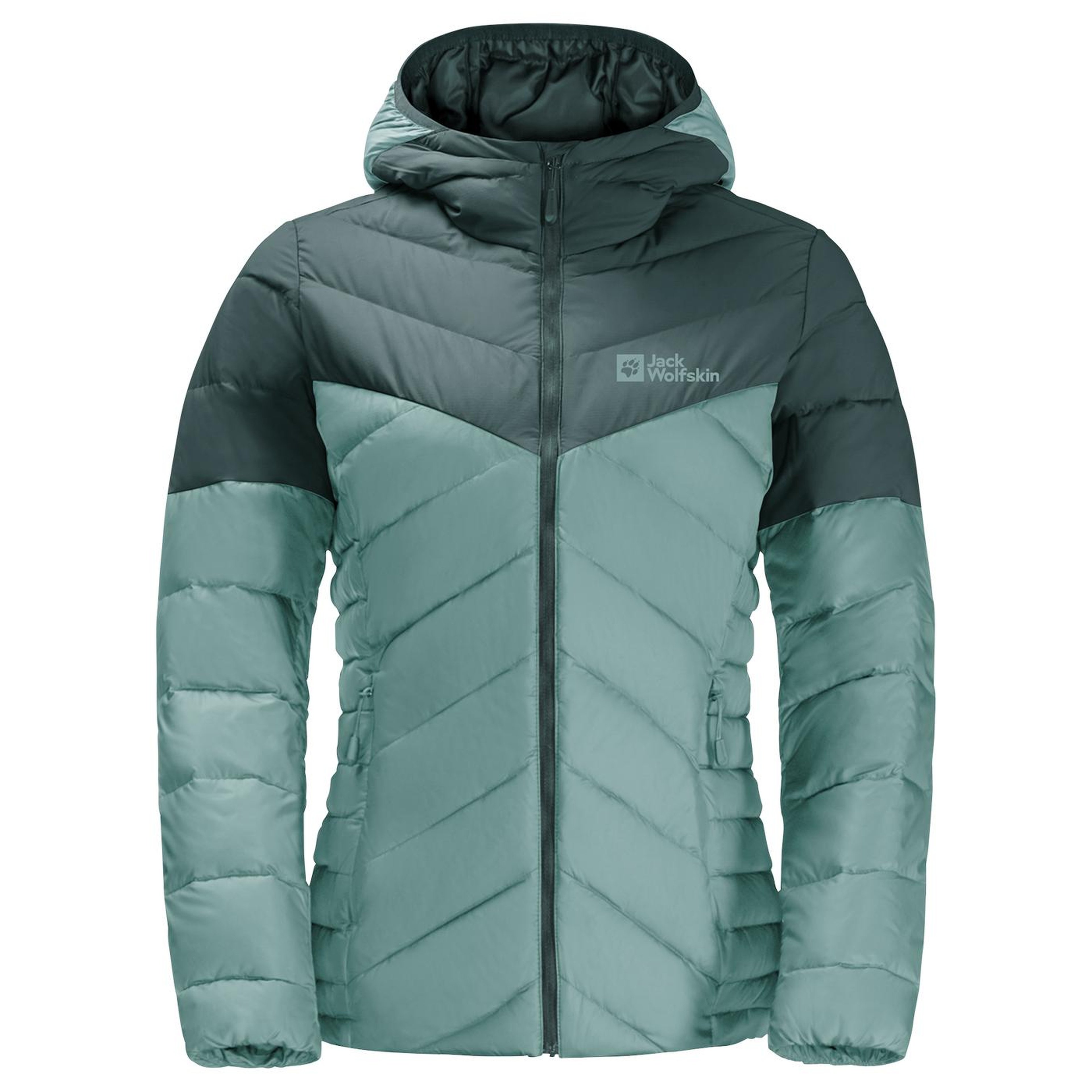 Jack Wolfskin Tundra Do Hoody Kadın Yeşil Outdoor Ceketi