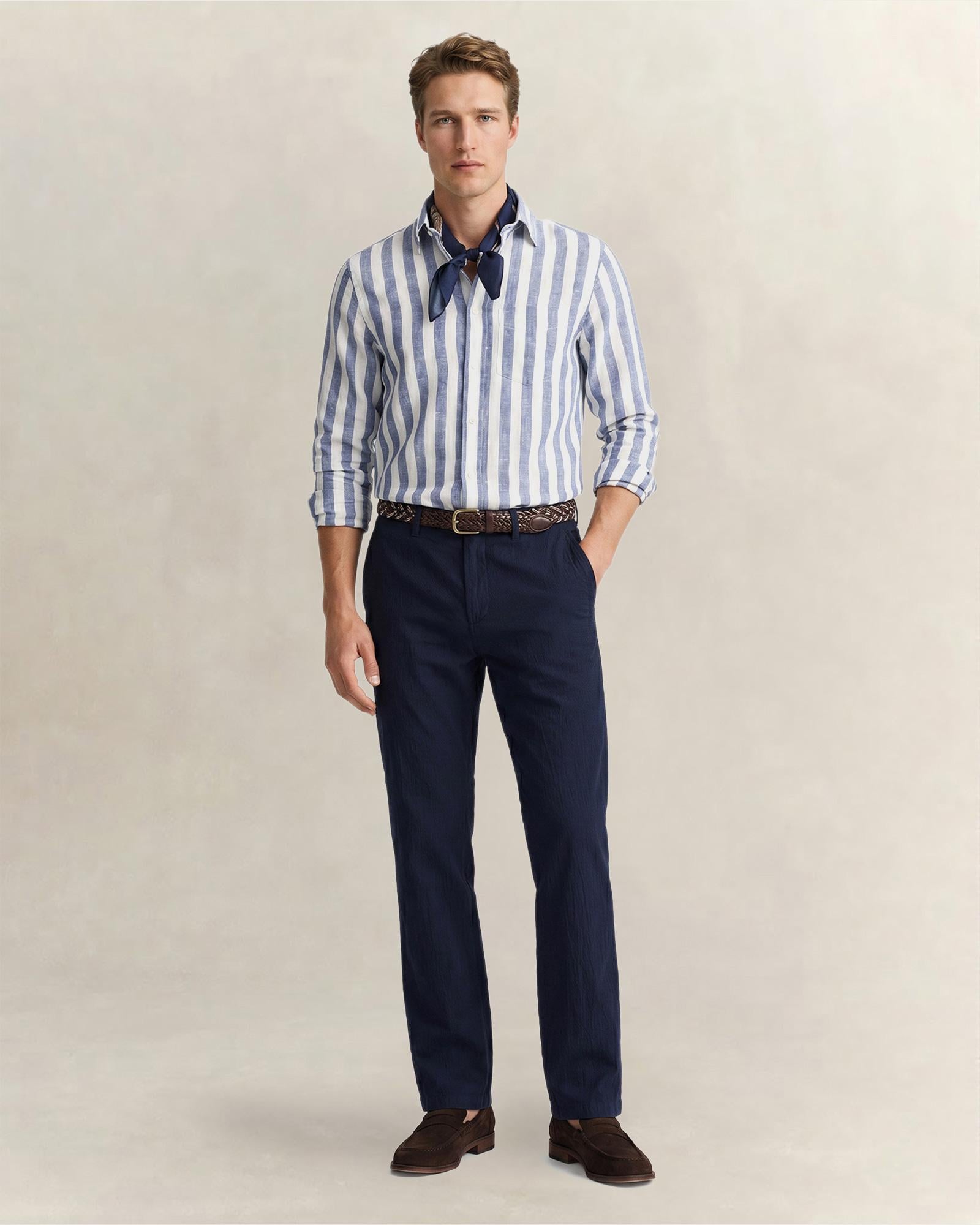 GANT Erkek Lacivert Regular Fit Pantolon