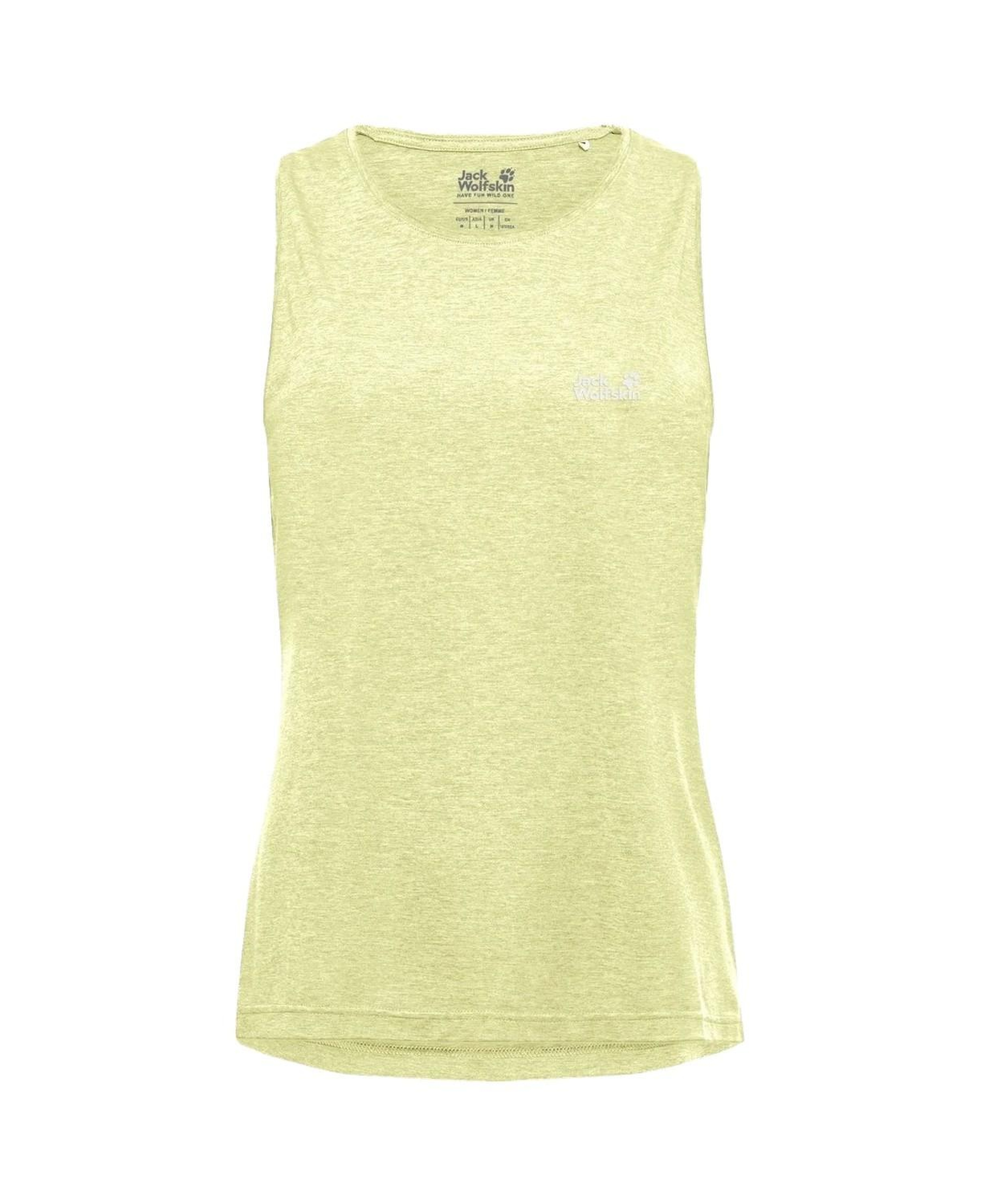 Jack Wolfskin Wildtrail Tank Top Kadın Sarı Tişört
