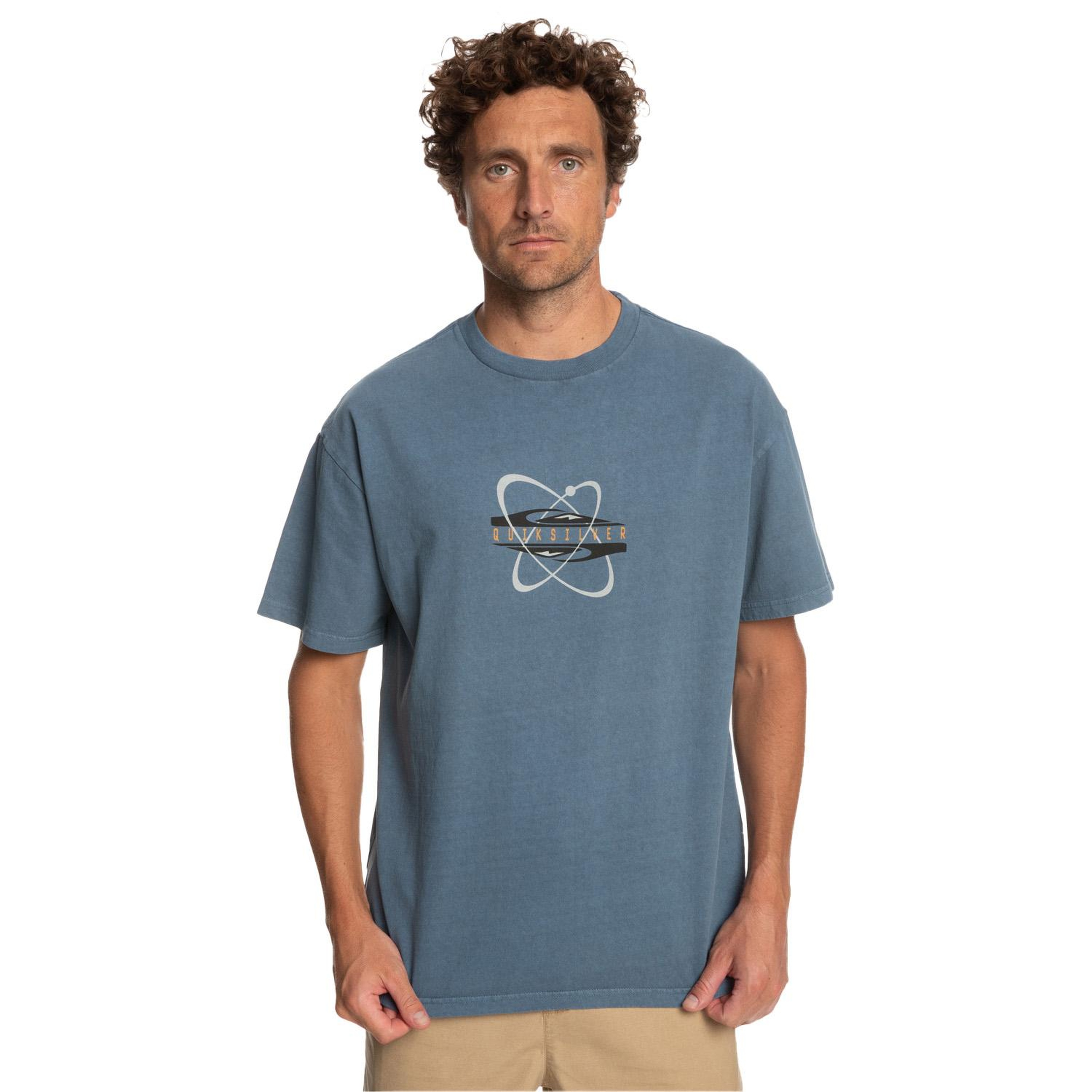 Quiksilver Orbit Erkek Mavi Tişört