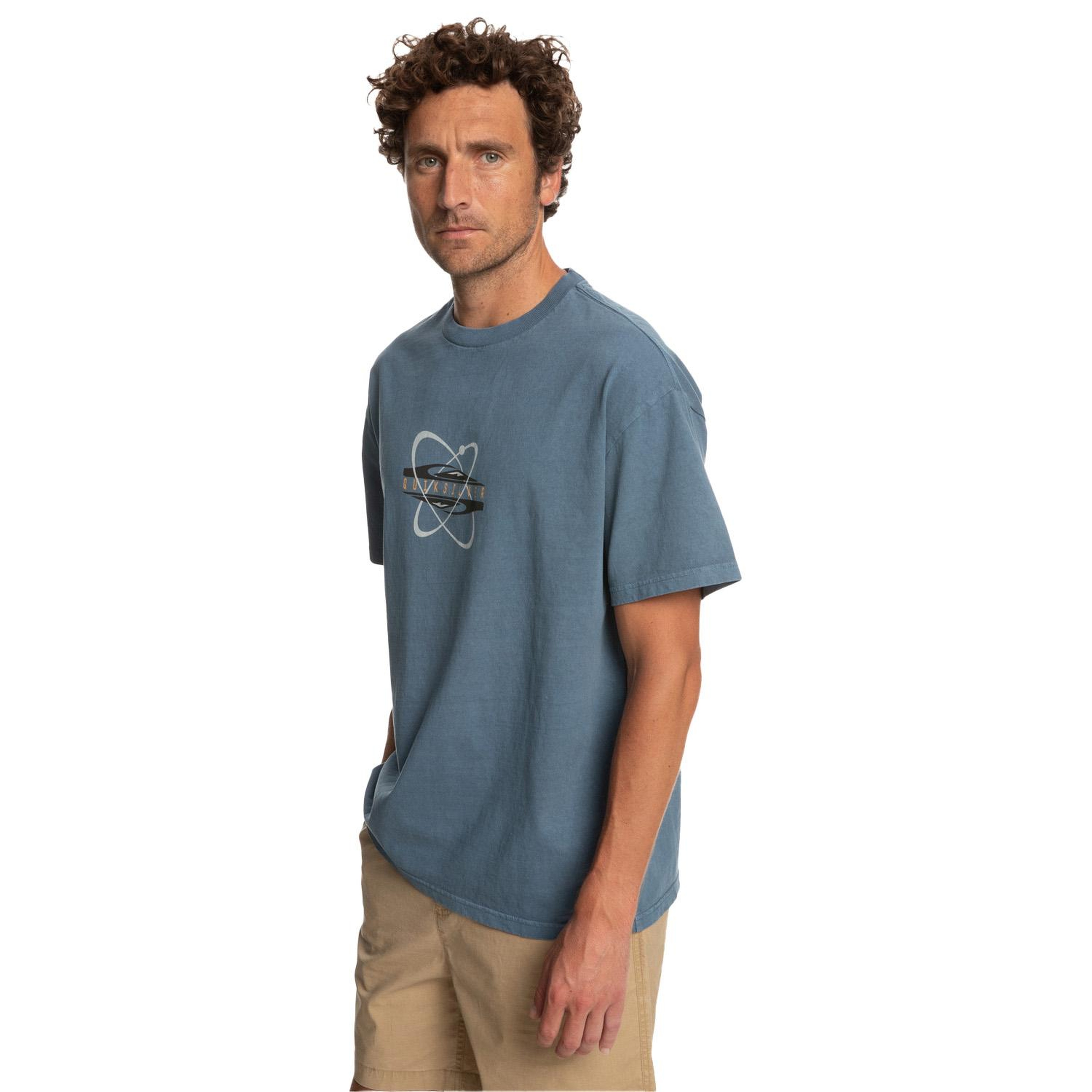 Quiksilver Orbit Erkek Mavi Tişört