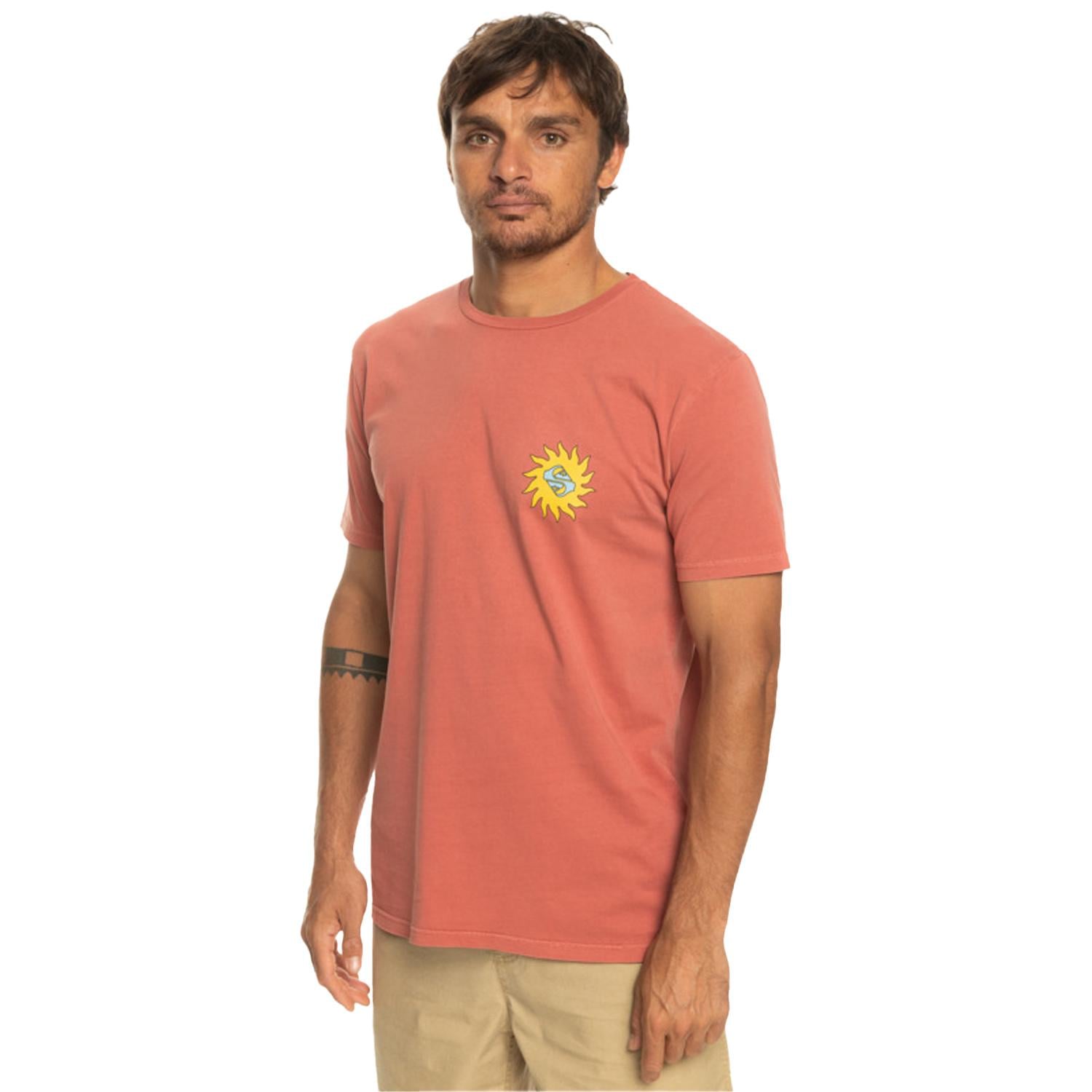 Quiksilver Planetpositive Erkek Kırmızı Tişört