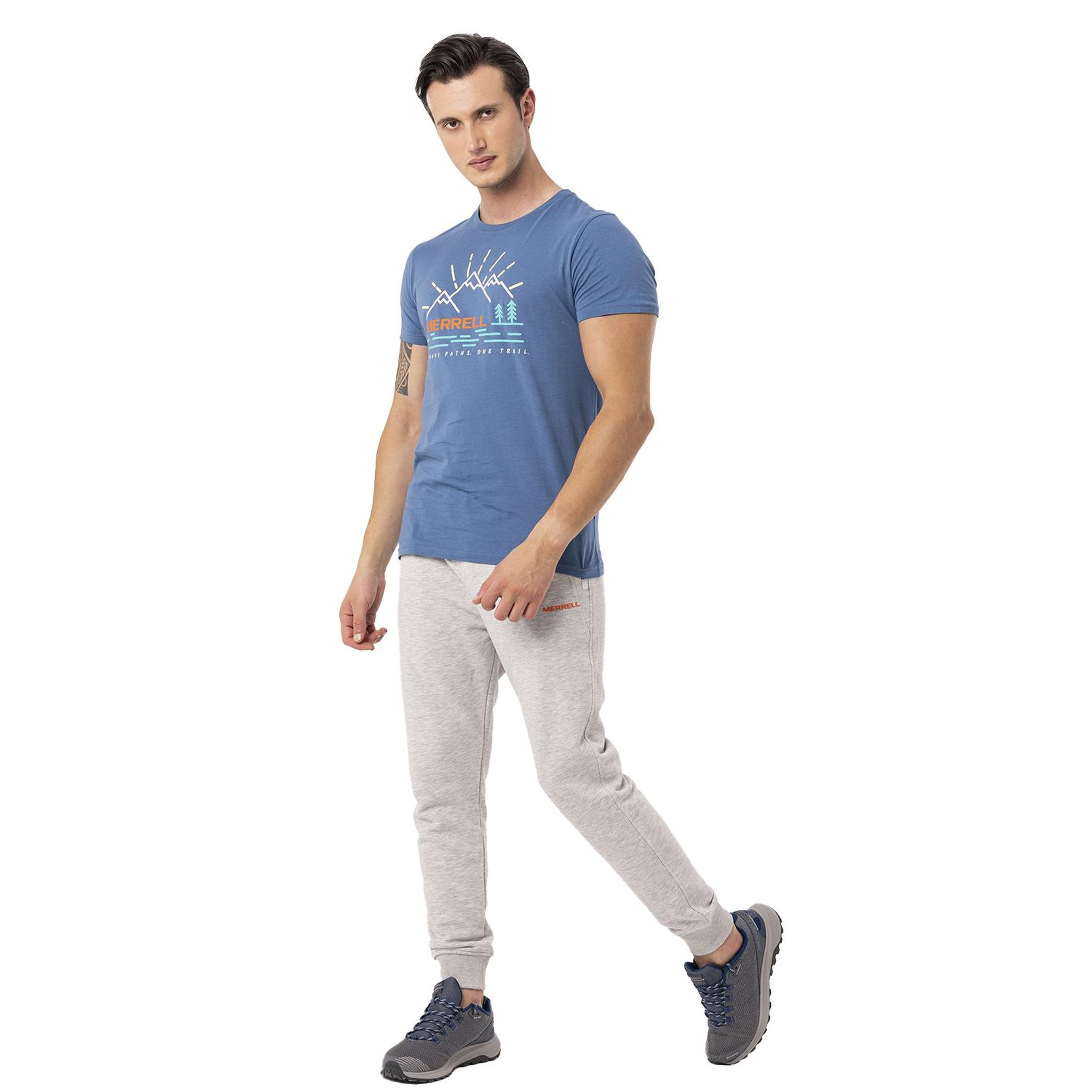Merrell Tobi Erkek Mavi Tişört