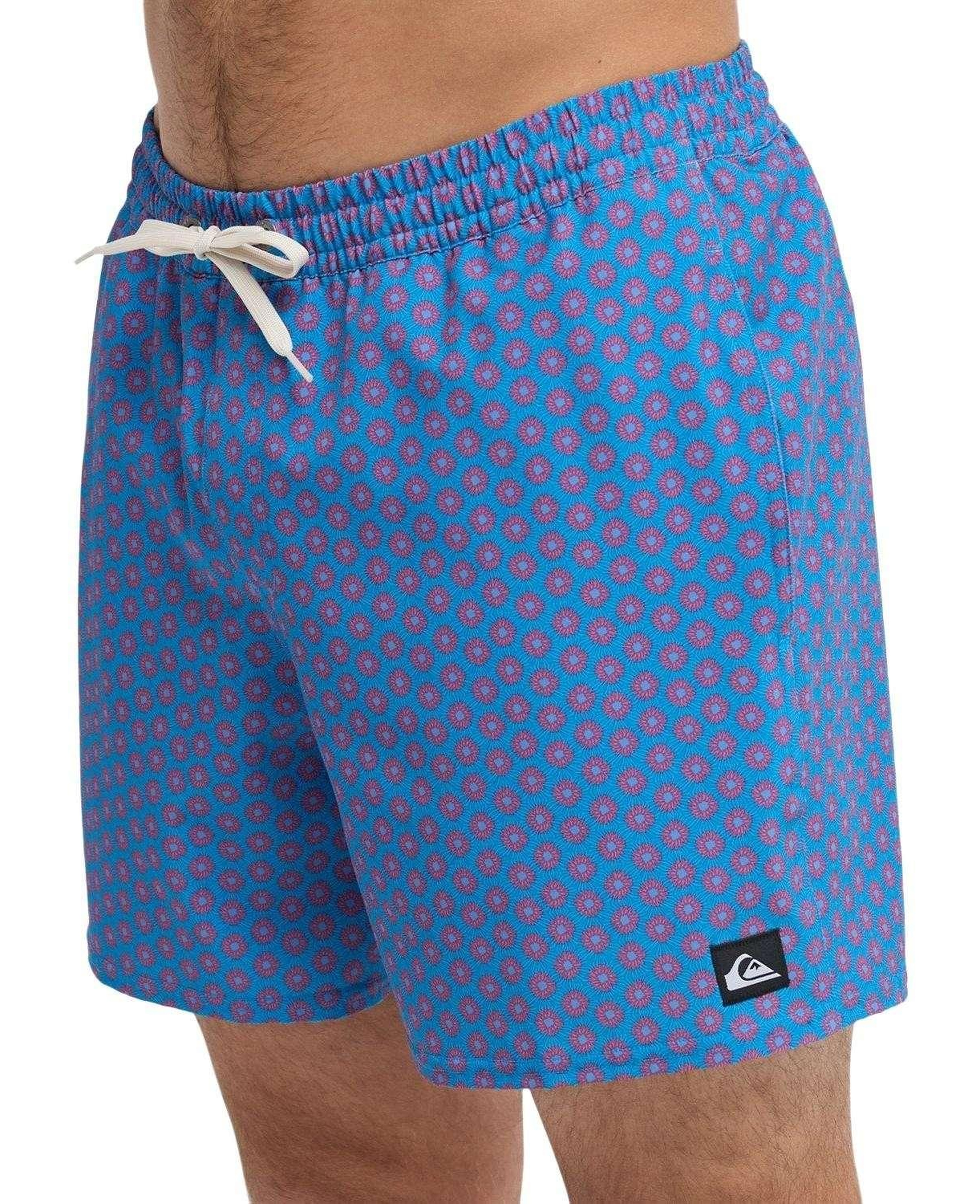 Quiksilver Stretch Printed Erkek Mor Volley Short
