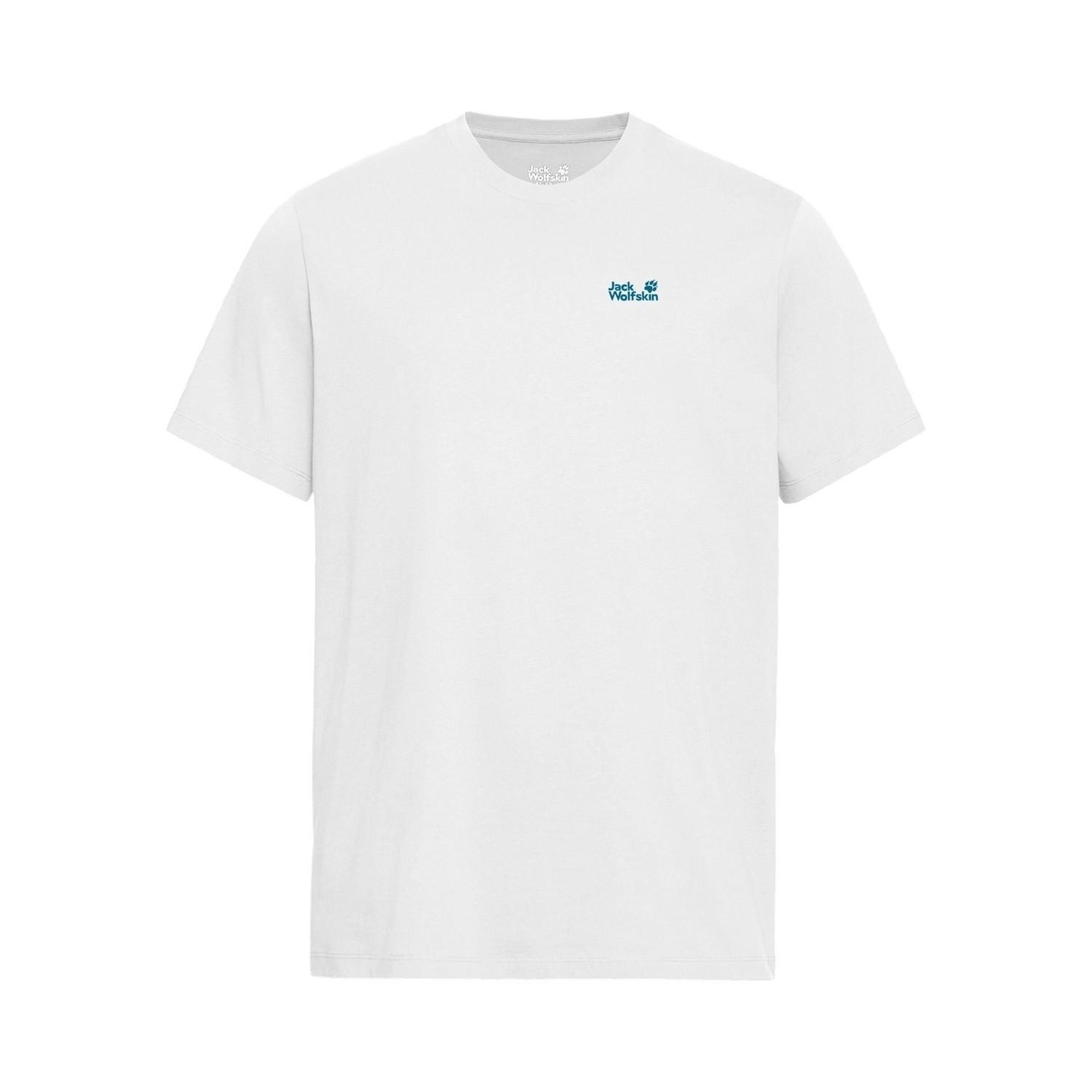Jack Wolfskin Live Wild Unisex Beyaz Tişört
