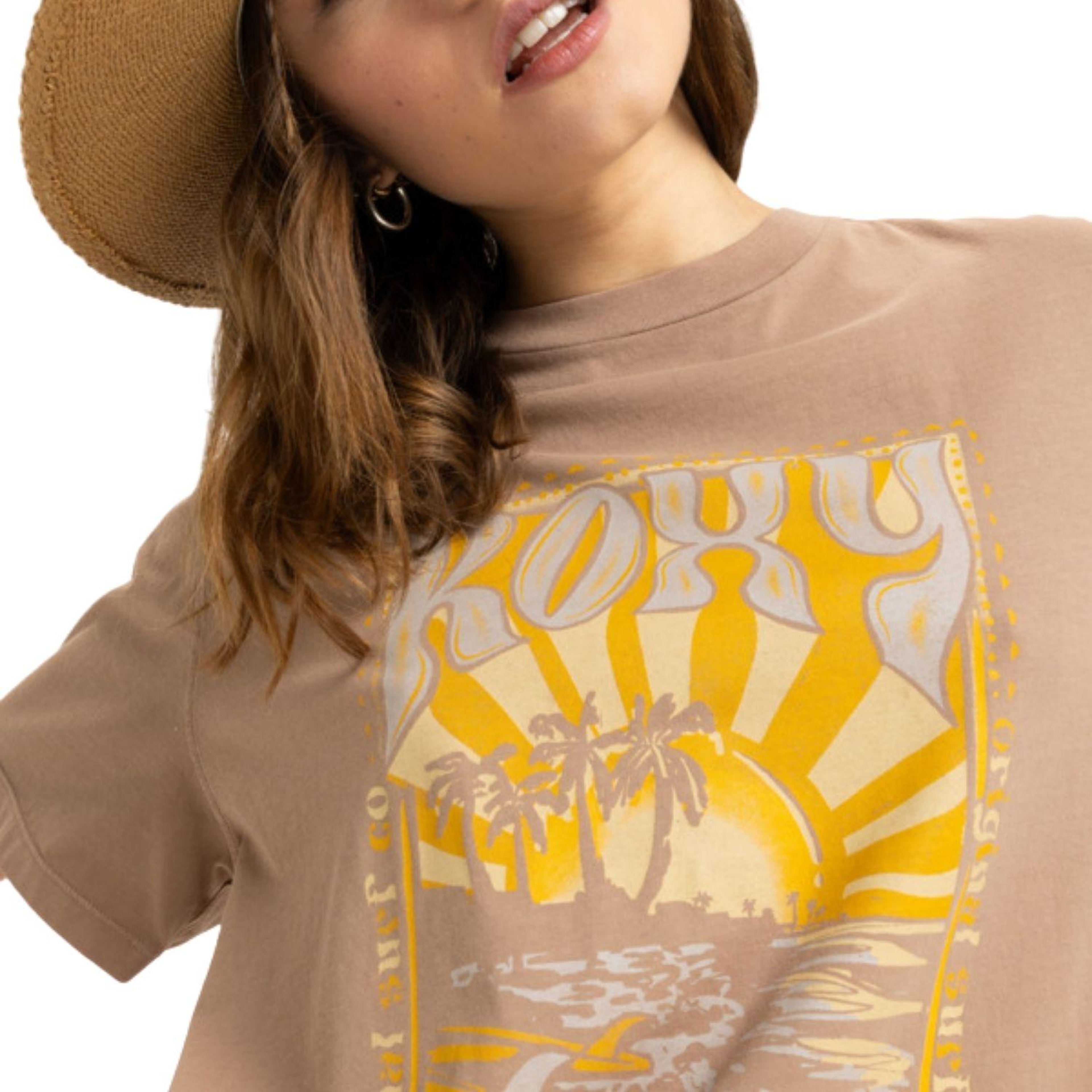 Roxy Sunnyoversize Enzyme Wash Kadın Tişört