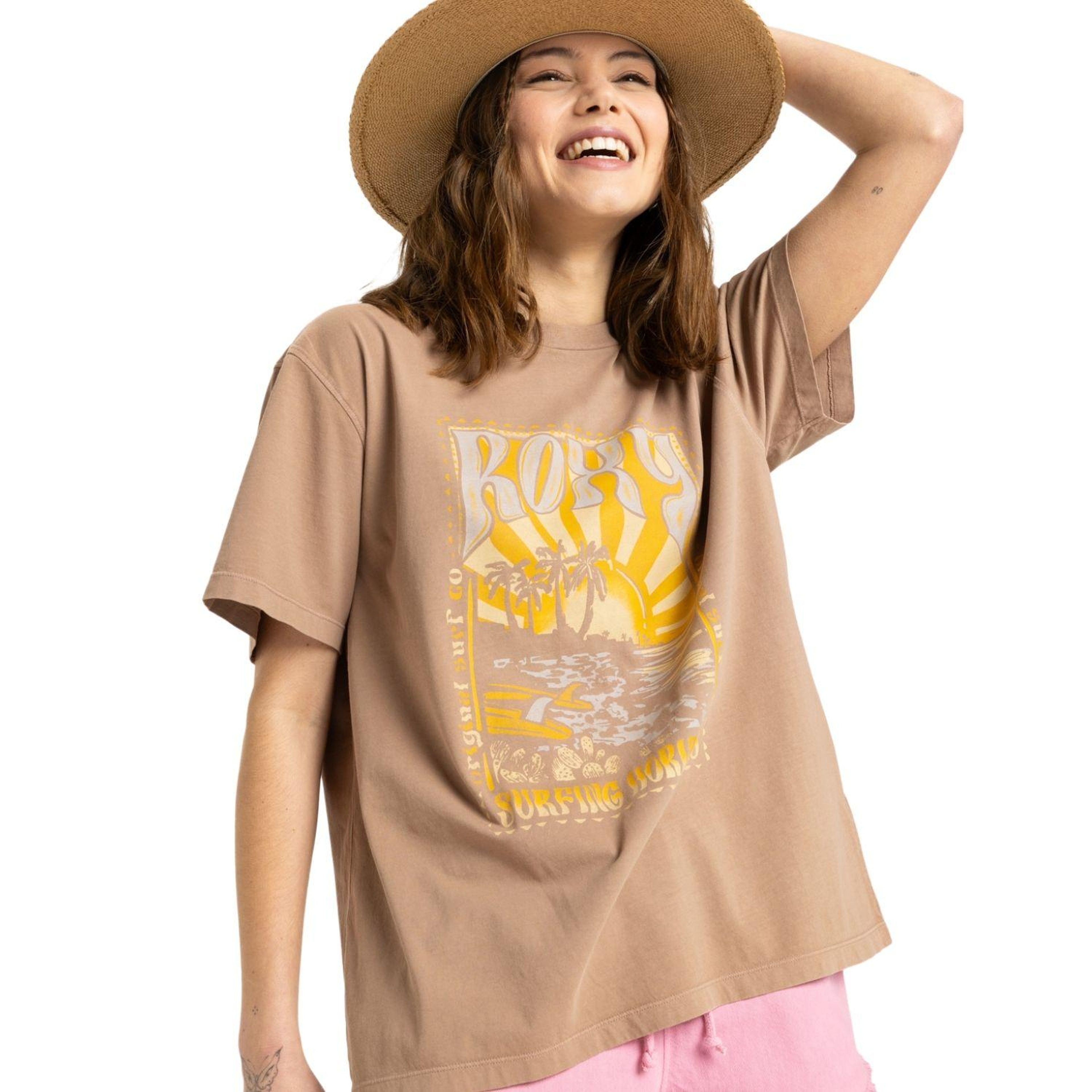 Roxy Sunnyoversize Enzyme Wash Kadın Tişört
