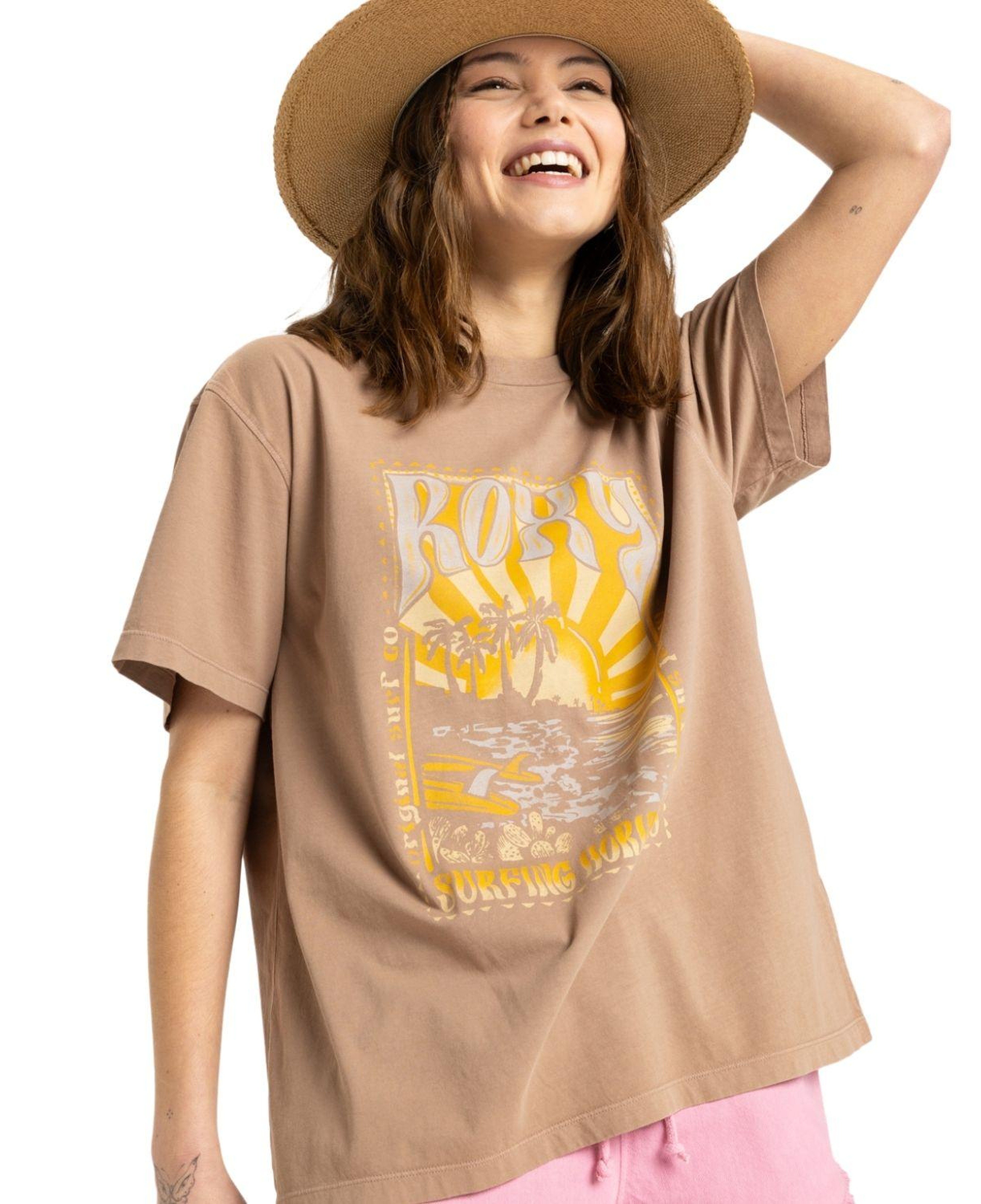 Roxy Sunnyoversize Enzyme Wash Kadın Tişört