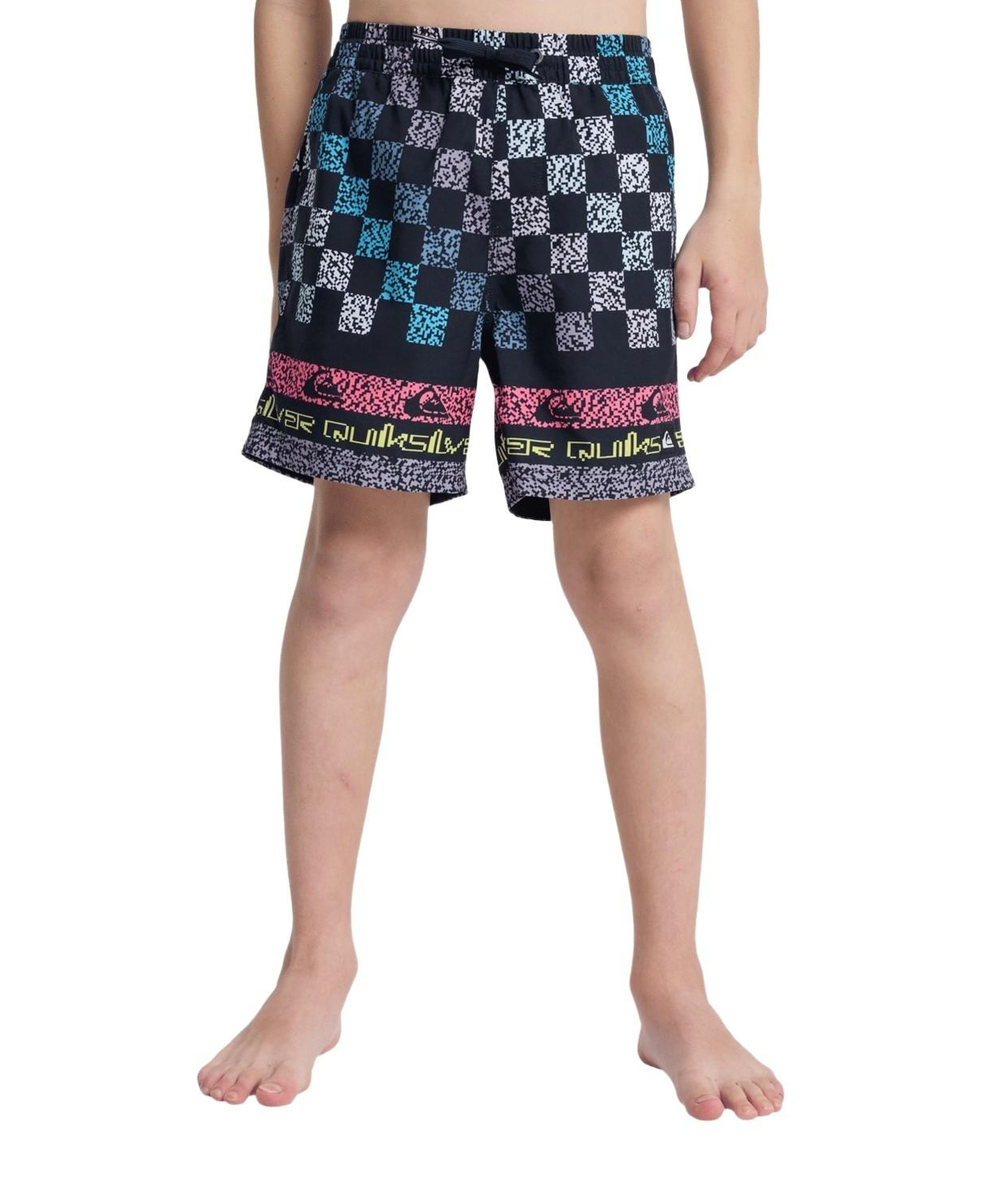 Quiksilver Evd Printed Erkek Çocuk Siyah Volley Short