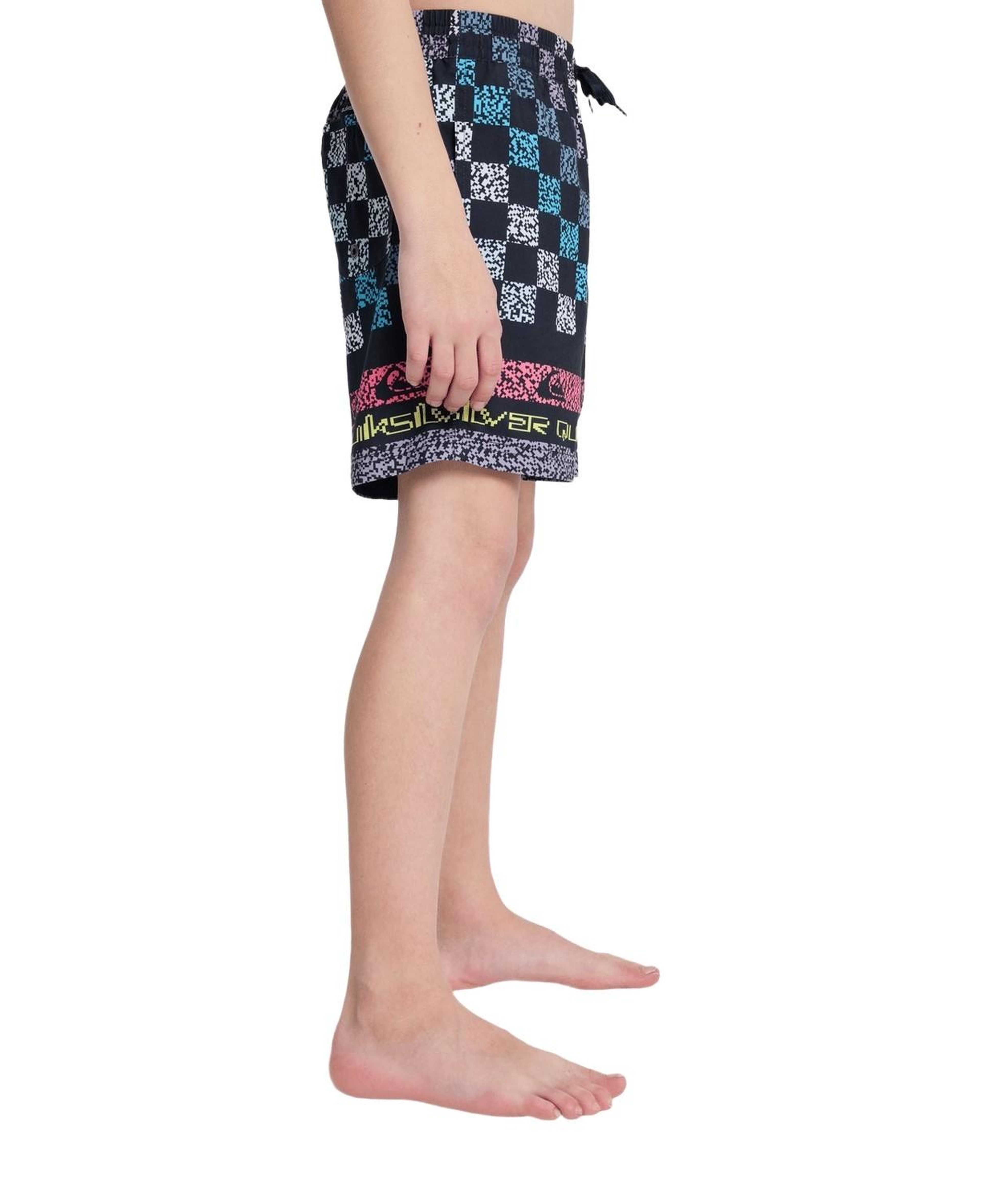 Quiksilver Evd Printed Erkek Çocuk Siyah Volley Short