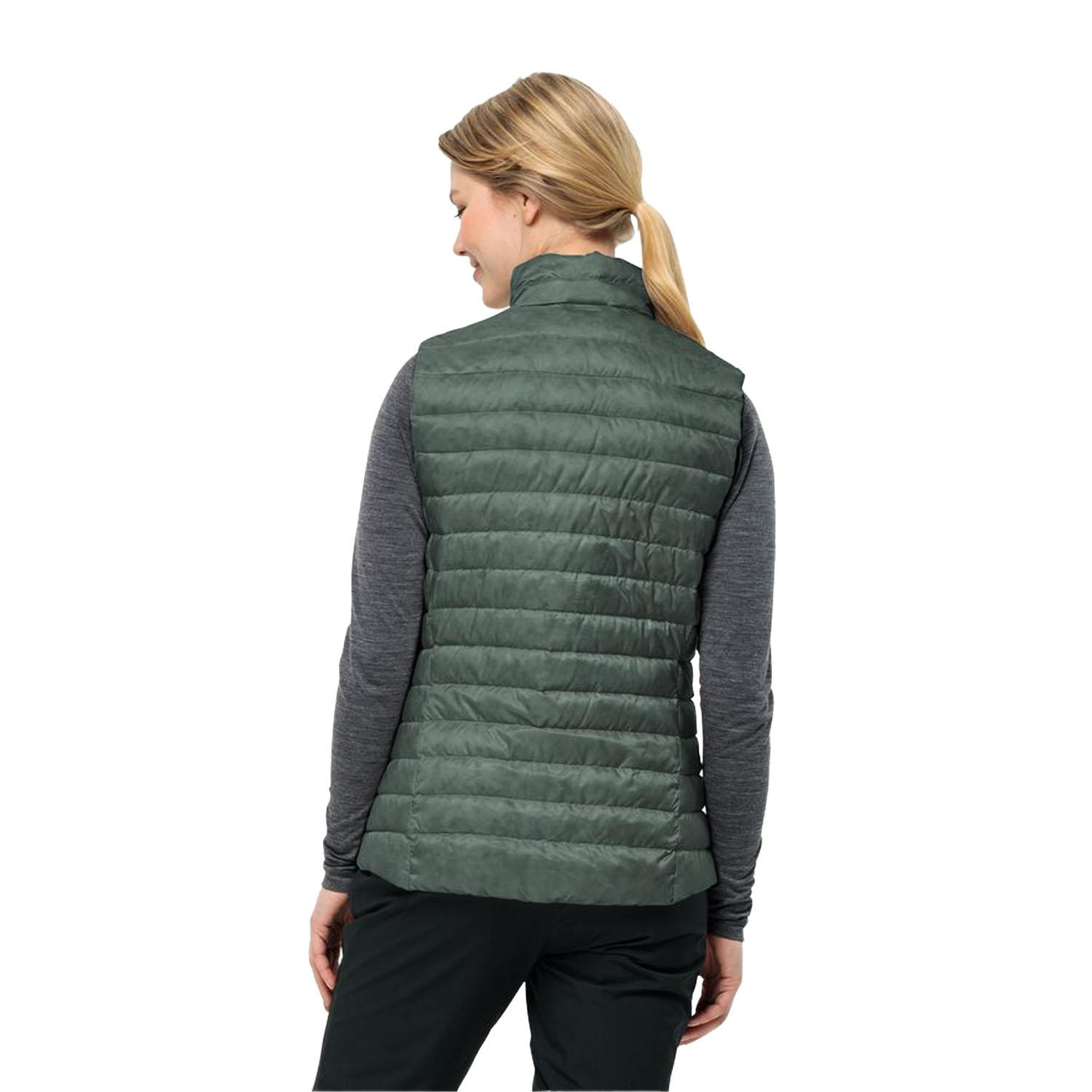 Jack Wolfskin Pilvi Do Vest Kadın Yeşil Yelek