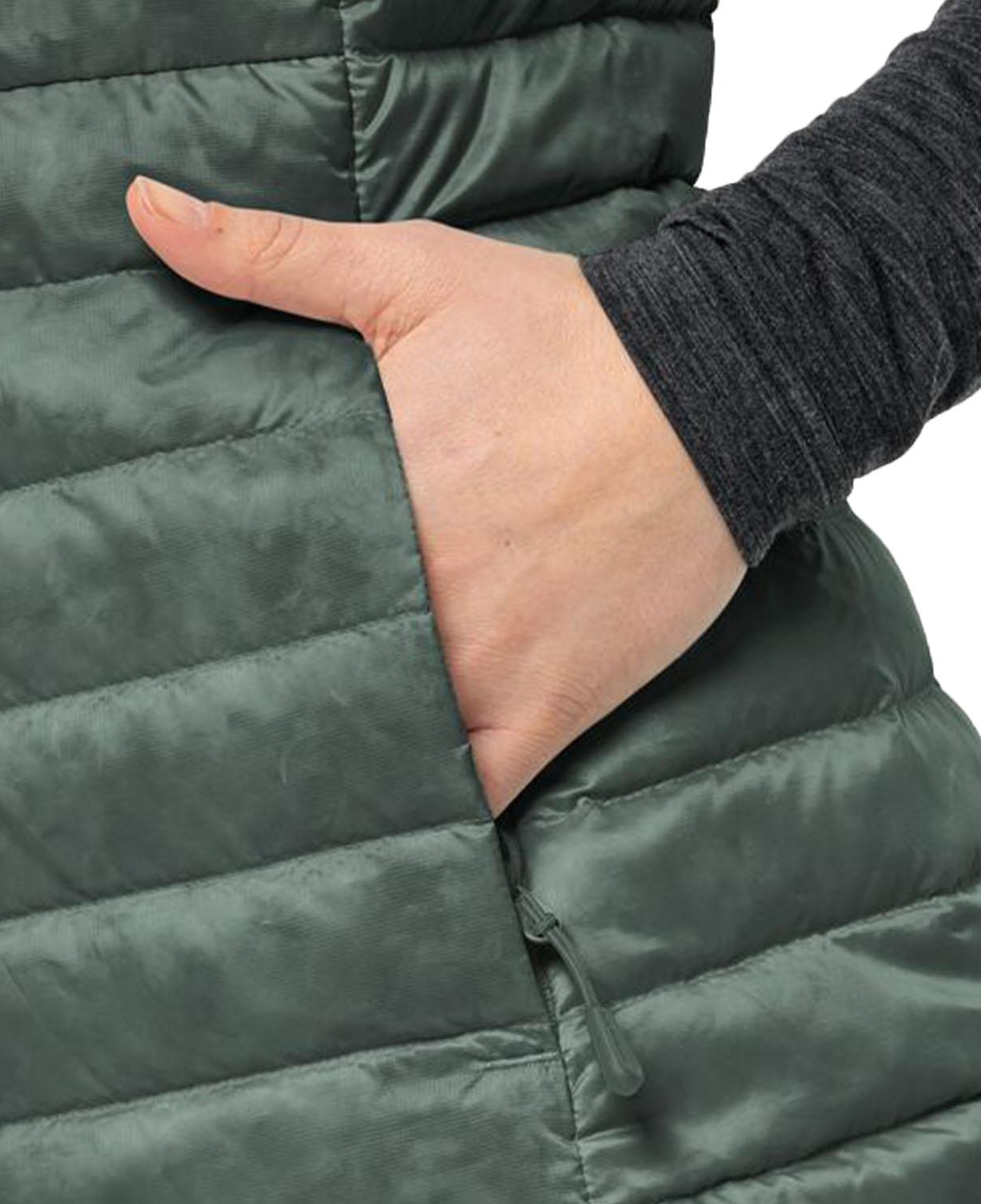 Jack Wolfskin Pilvi Do Vest Kadın Yeşil Yelek