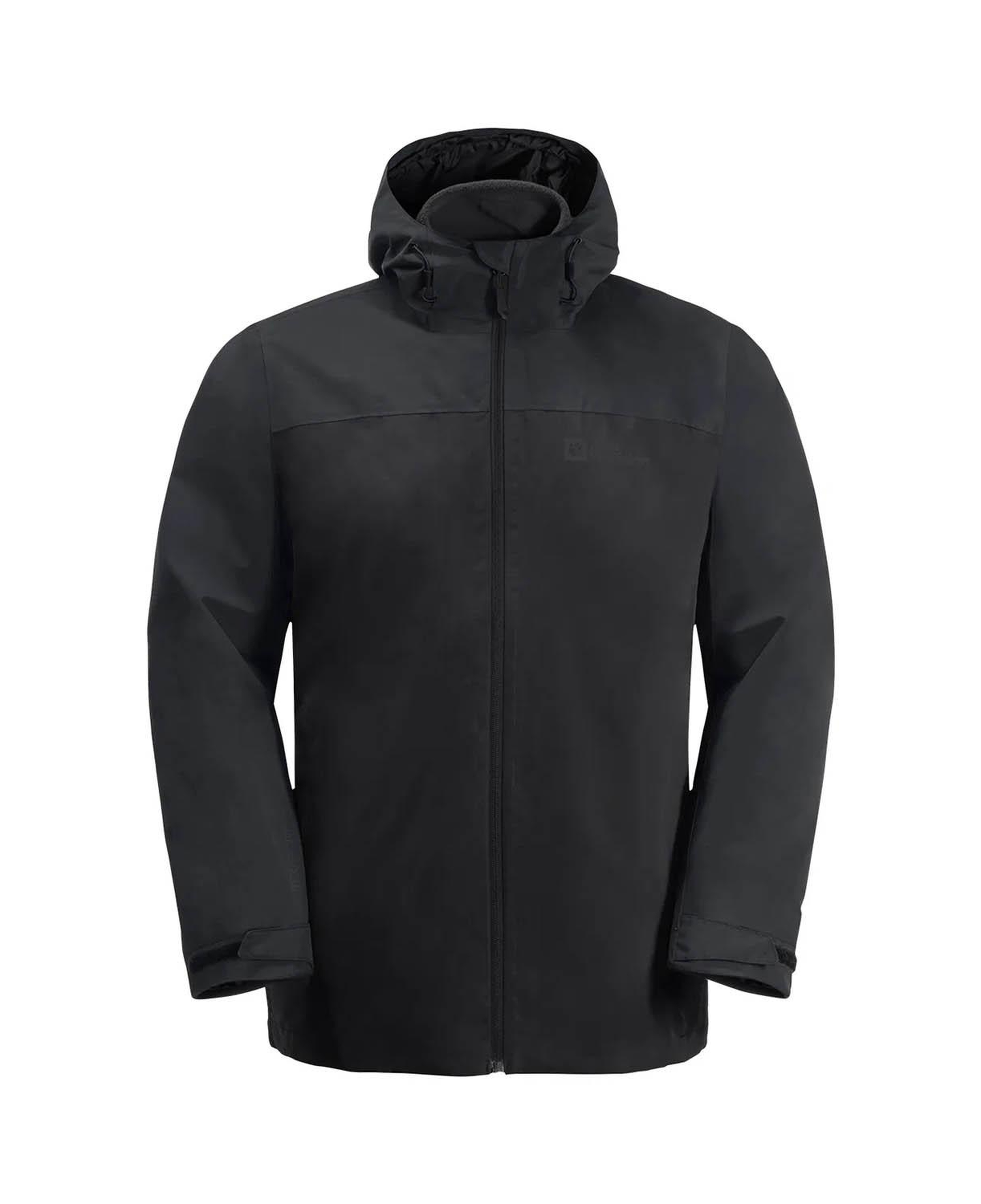 Jack Wolfskin Taubenberg 3in1 Erkek Siyah Outdoor Ceketi