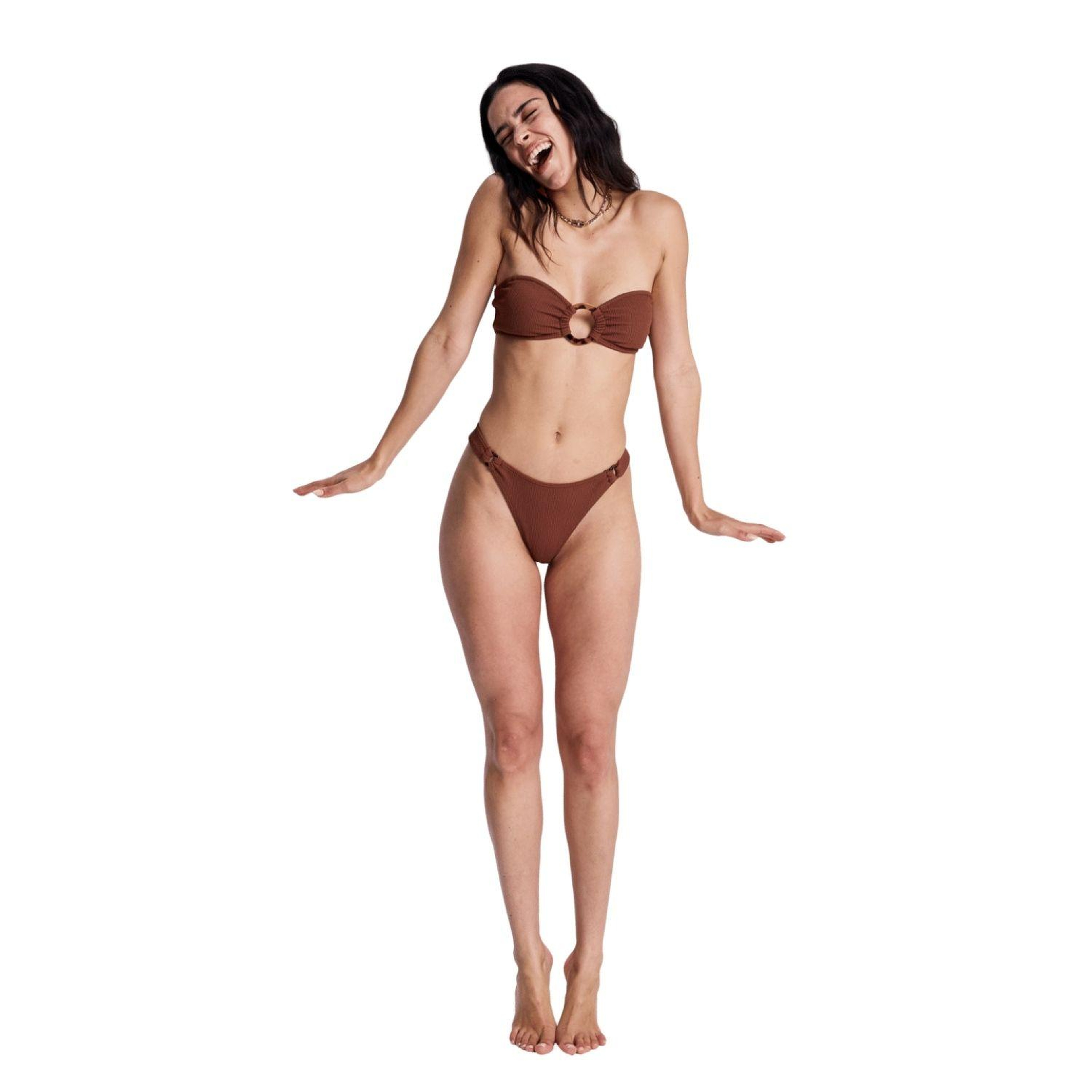 Roxy Sunshine Kadın Kahverengi Bikini Alt