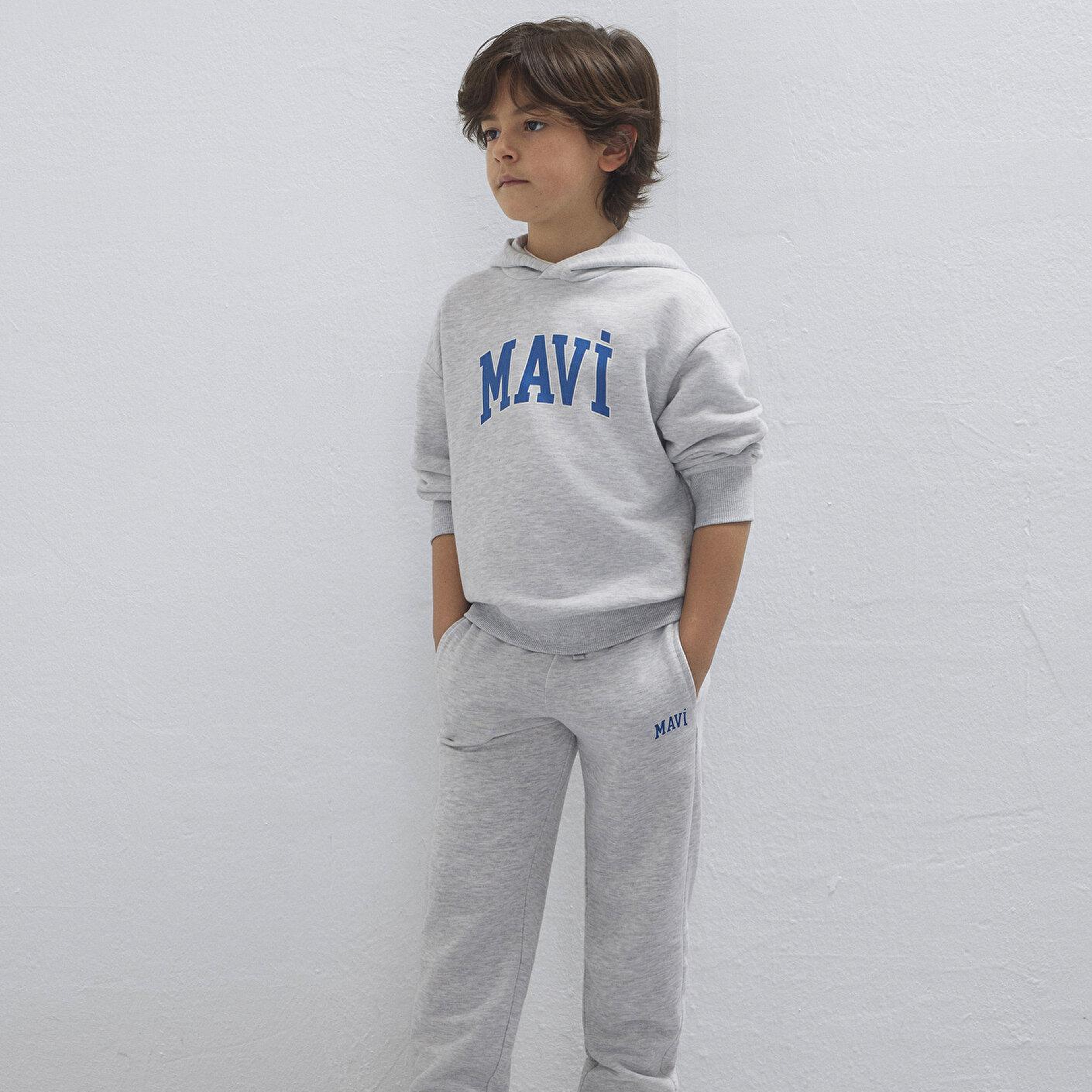 Mavi Mavi Logo Baskılı Gri Eşofman Altı 6010028-88467